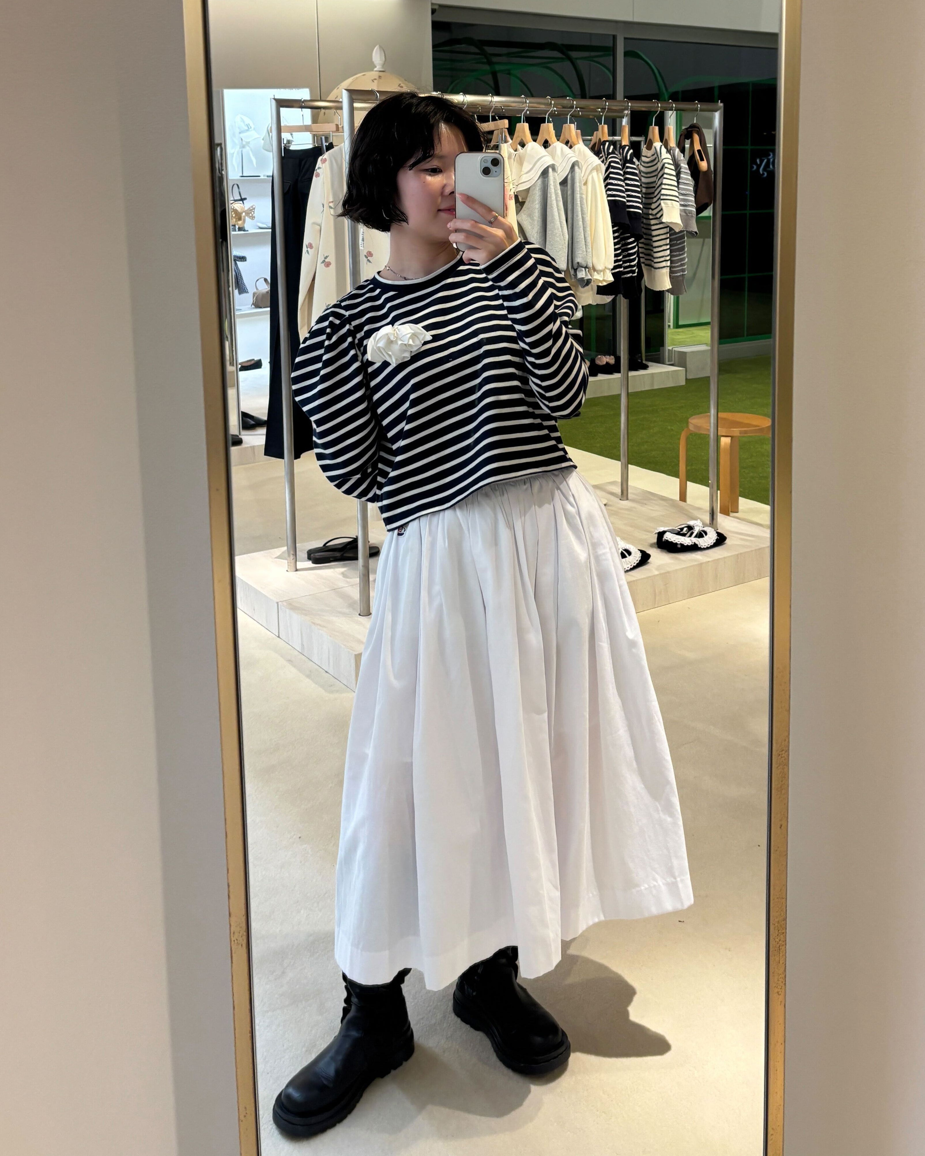 B BOAT CLUB SKIRT/159cm/着用サイズS