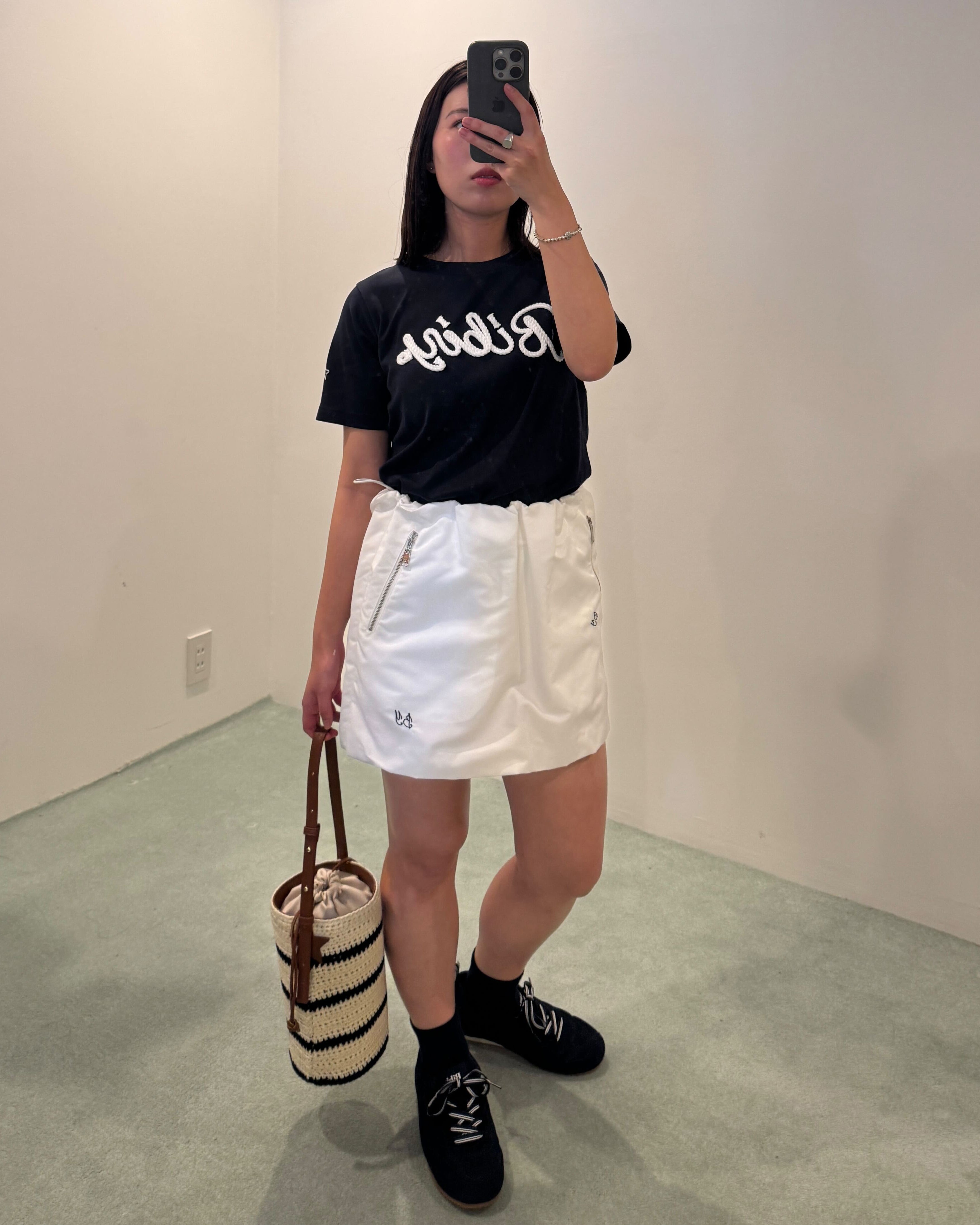 BIBIY. SCRIBBLE TEE/155cm/着用サイズF