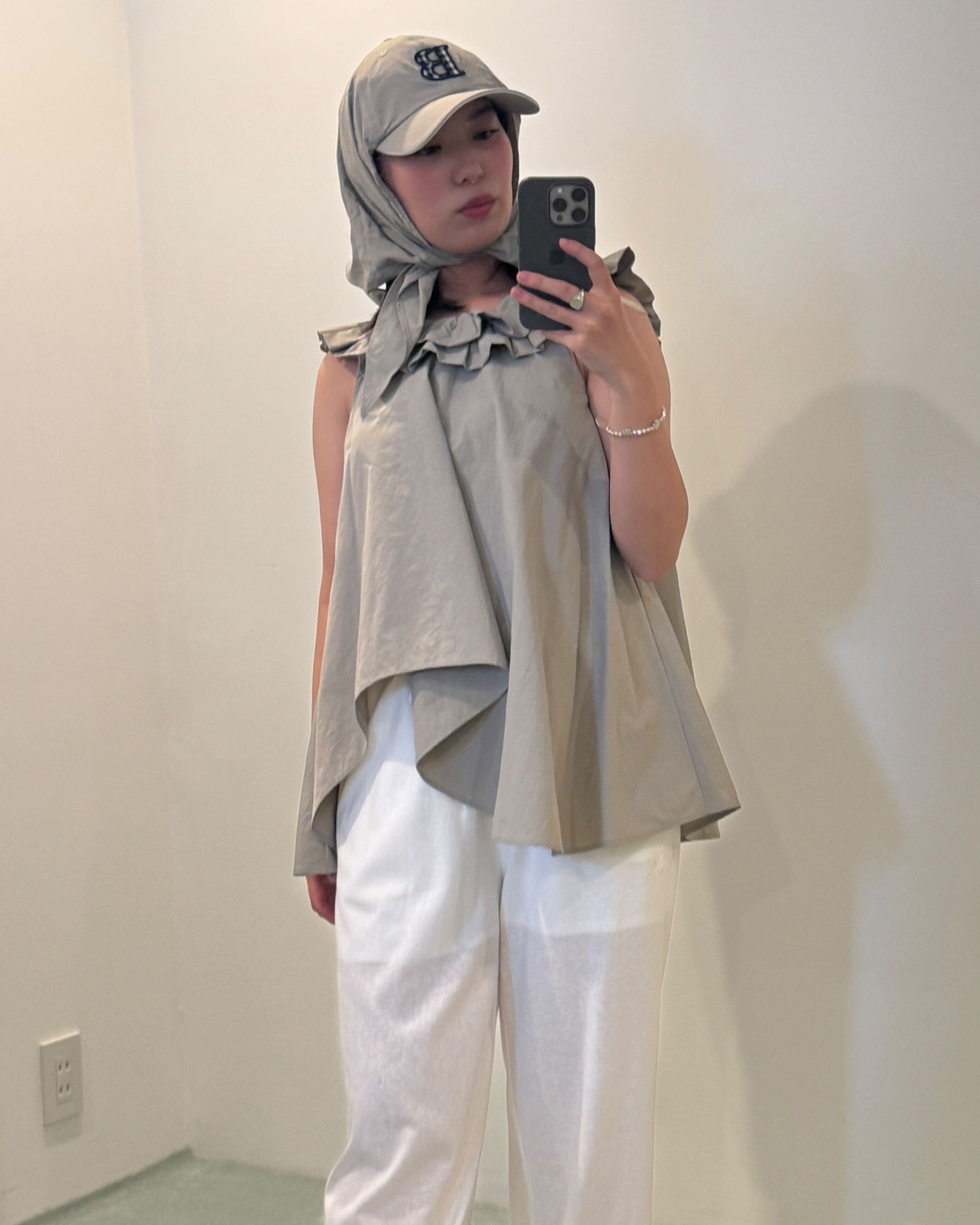 PATTY RUFFLE TOP/155cm/着用サイズF