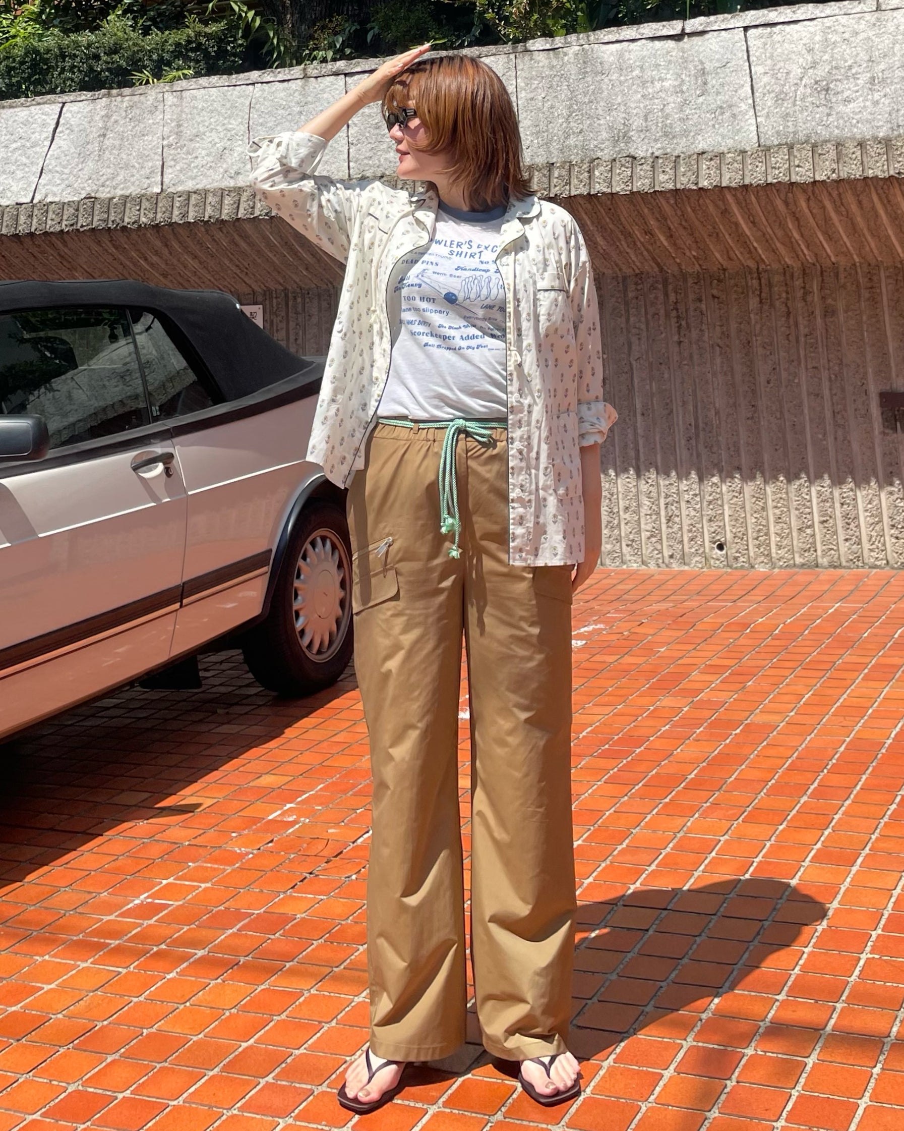 LANI PIPED SHIRT/166cm/着用サイズF