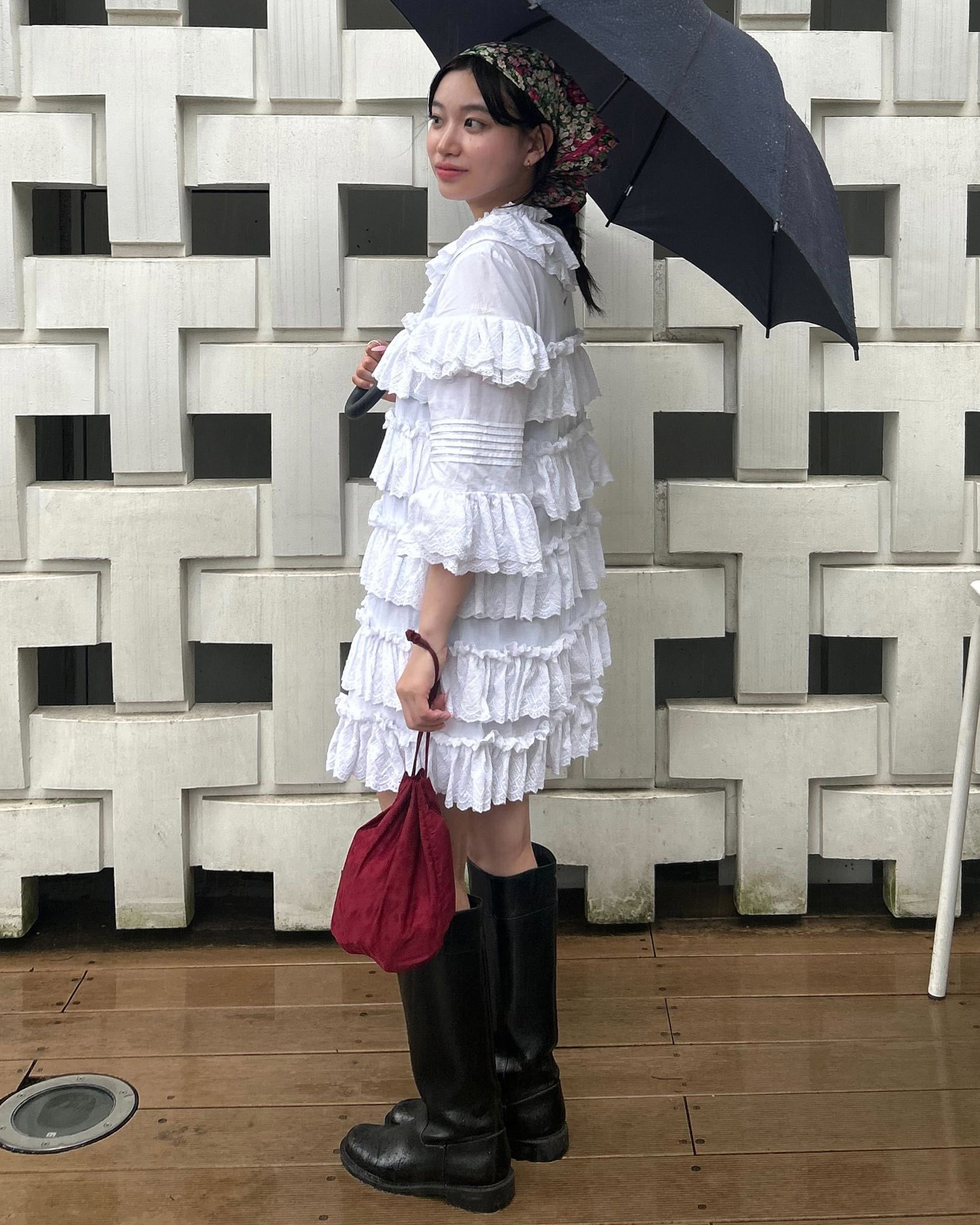 MILLIE LACE DRESS/154cm/wearing size FBibiy. MILLIE LACE DRESS/154cm/wearing size FBibiy.
