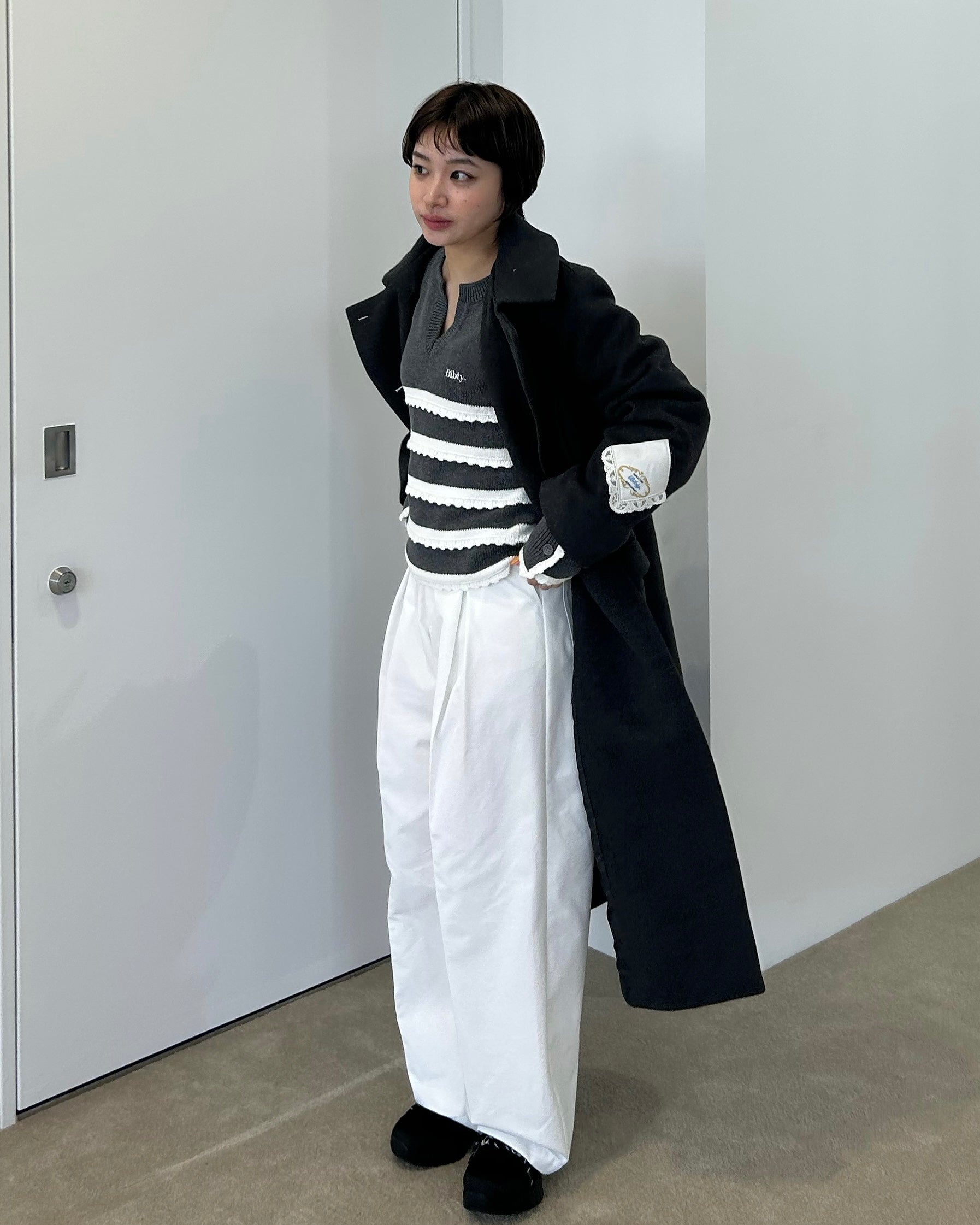 VIENNA RUFFLE KNIT/154cm/着用サイズF