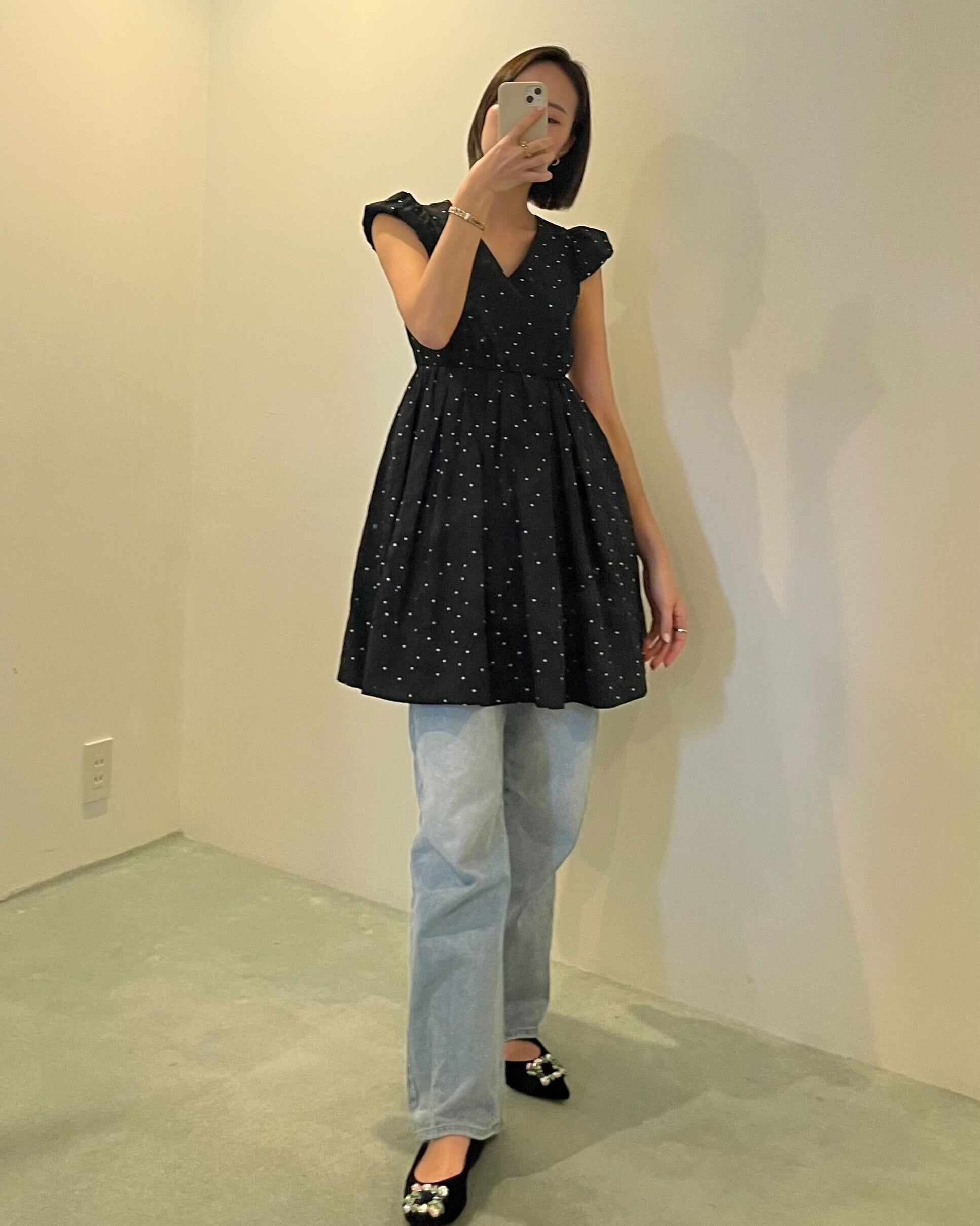 MARY DOT DRESS/167cm/着用サイズF