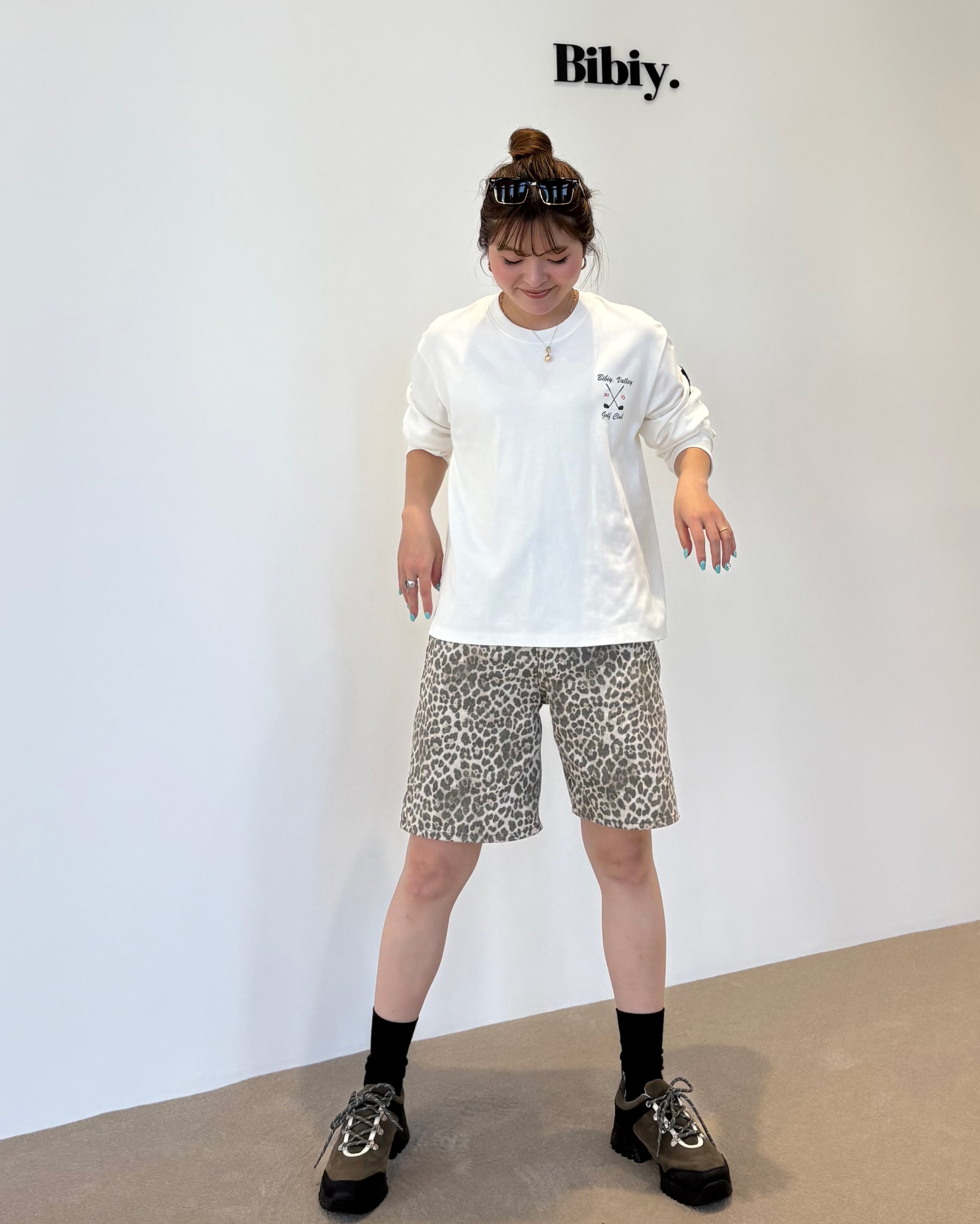 BIBIY. VALLEY CLUB TEE/160cm/着用サイズF