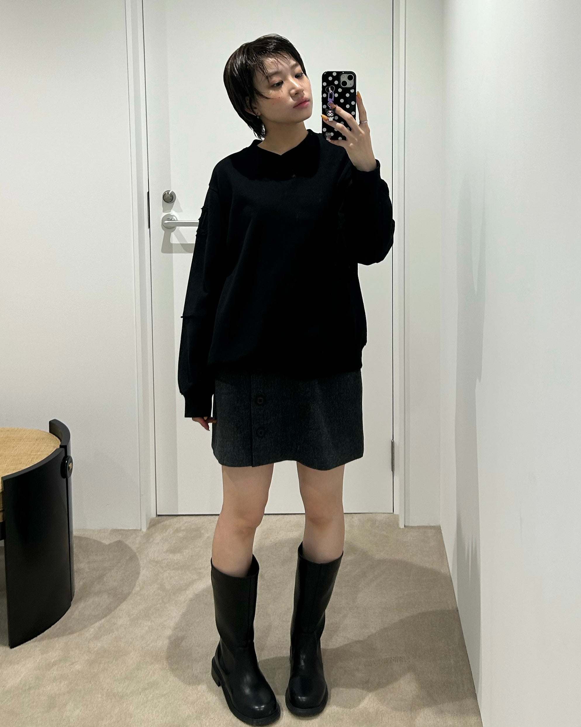 CHEZ BIBIY. MINI SKIRT/154cm/着用サイズS