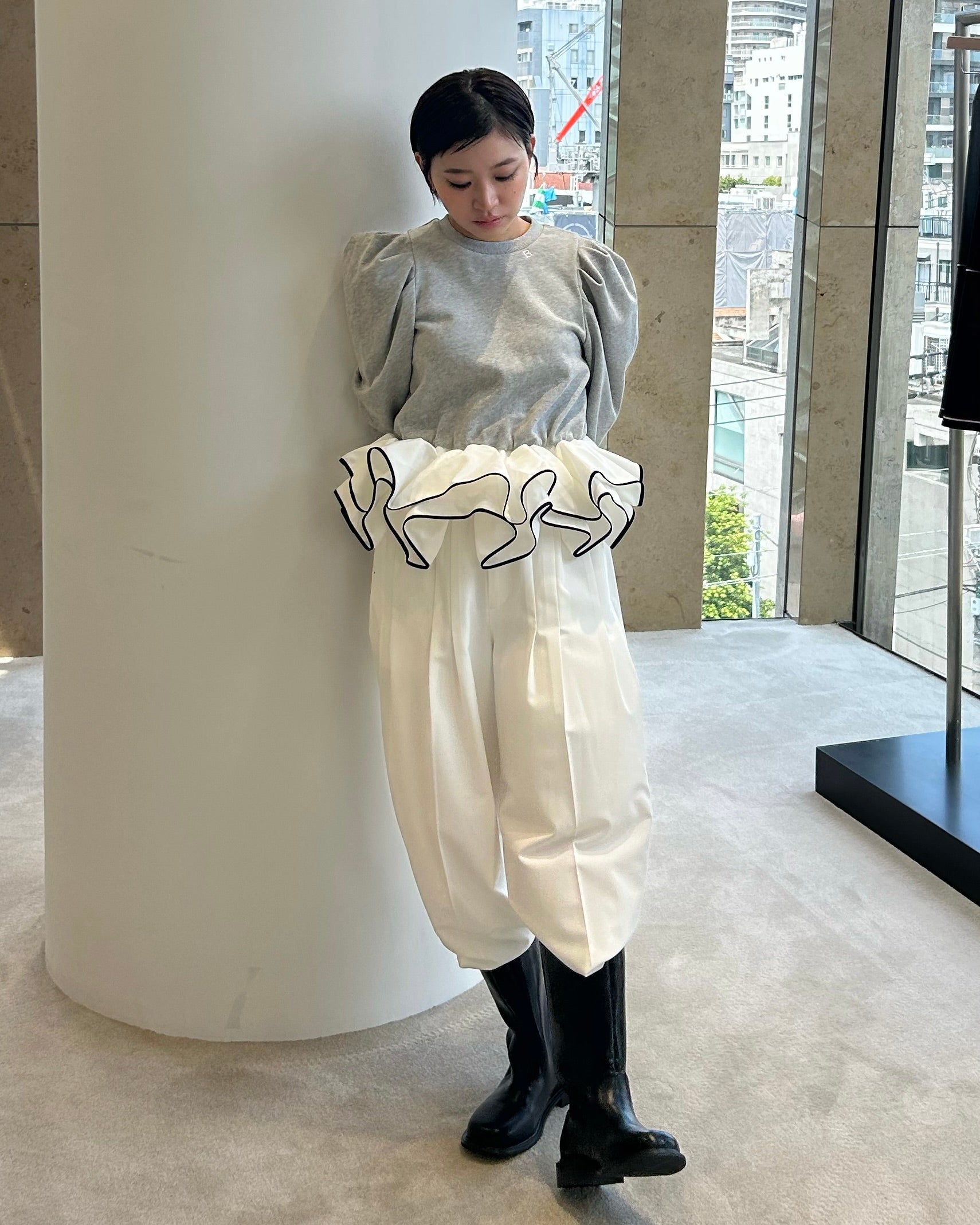 B. PIPING PEPURAMU TOP/154cm/着用サイズF