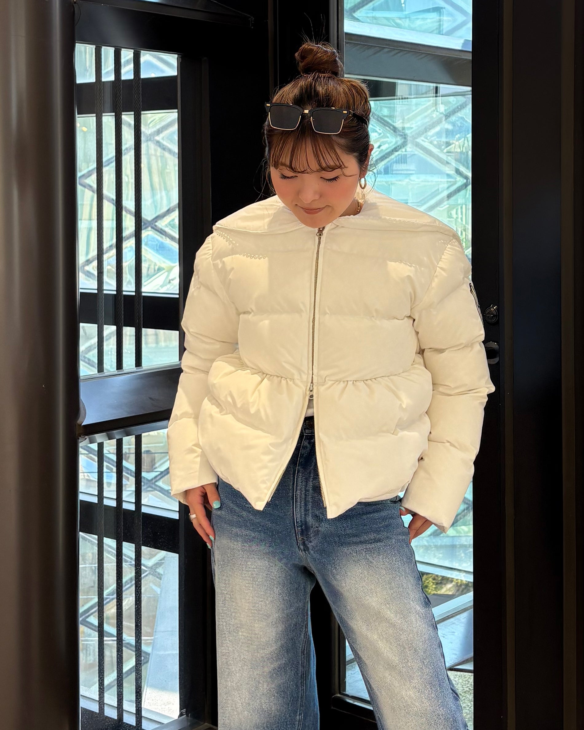 DORA PEPURAMU DOWN JACKET/160cm/着用サイズF