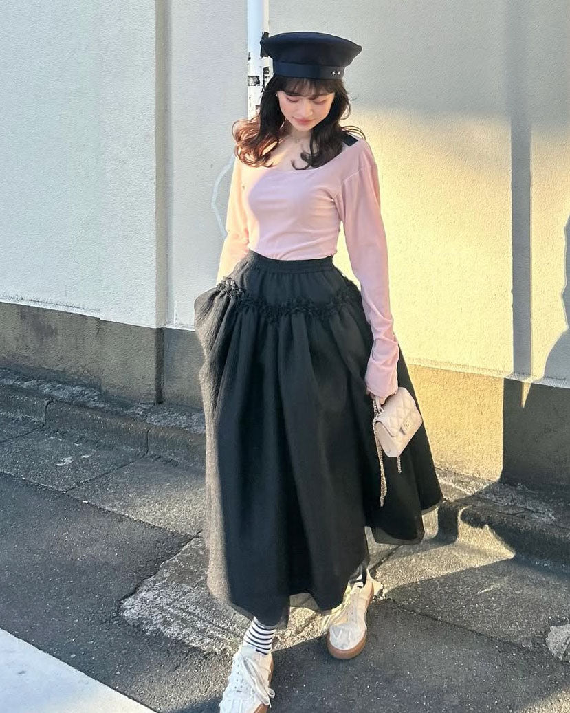 MILA VELOUR TOP/158cm/着用サイズF