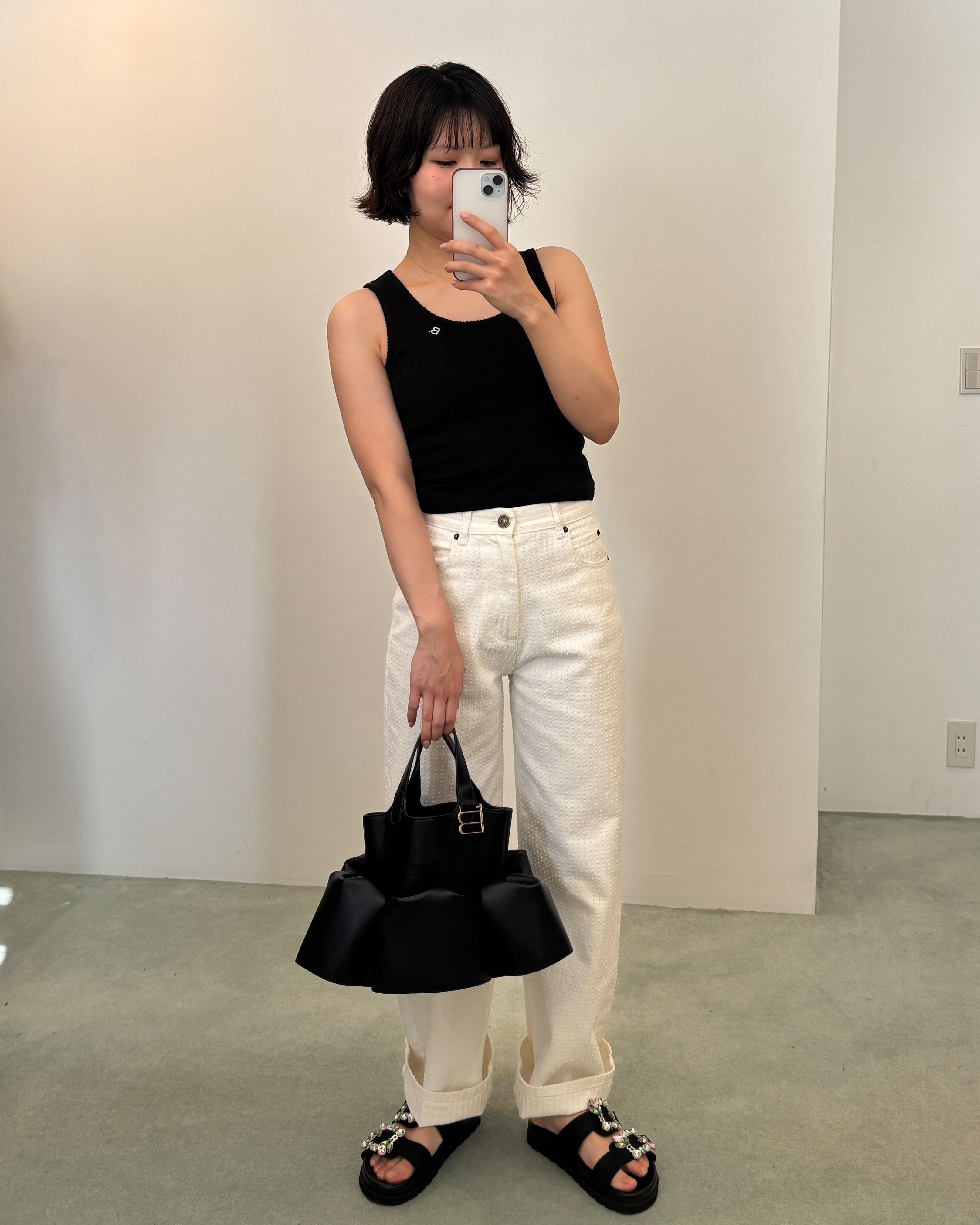 BIBIY. MOW DENIM/159cm/着用サイズM