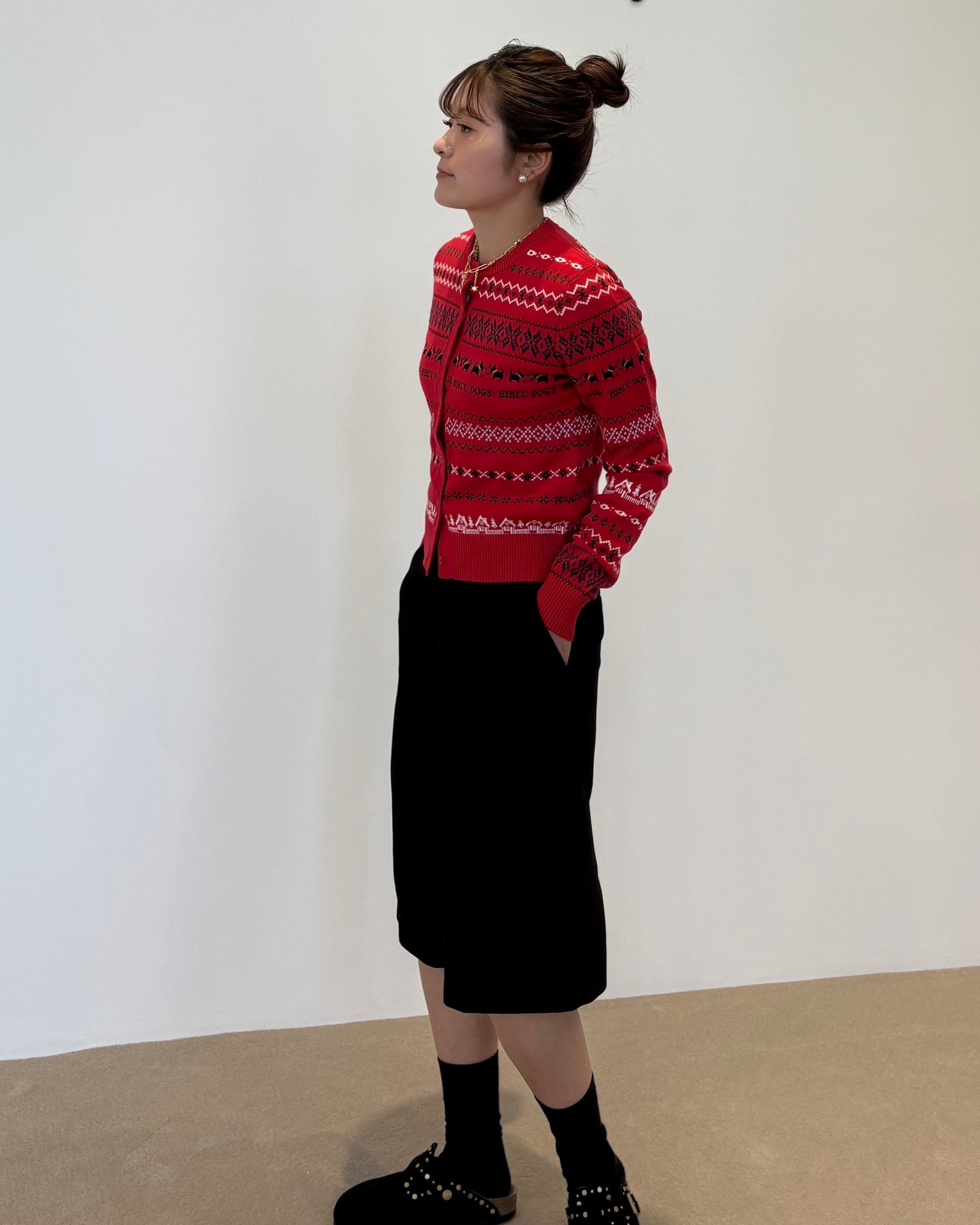 BIBIY. PAW CARDIGAN/160cm/着用サイズF