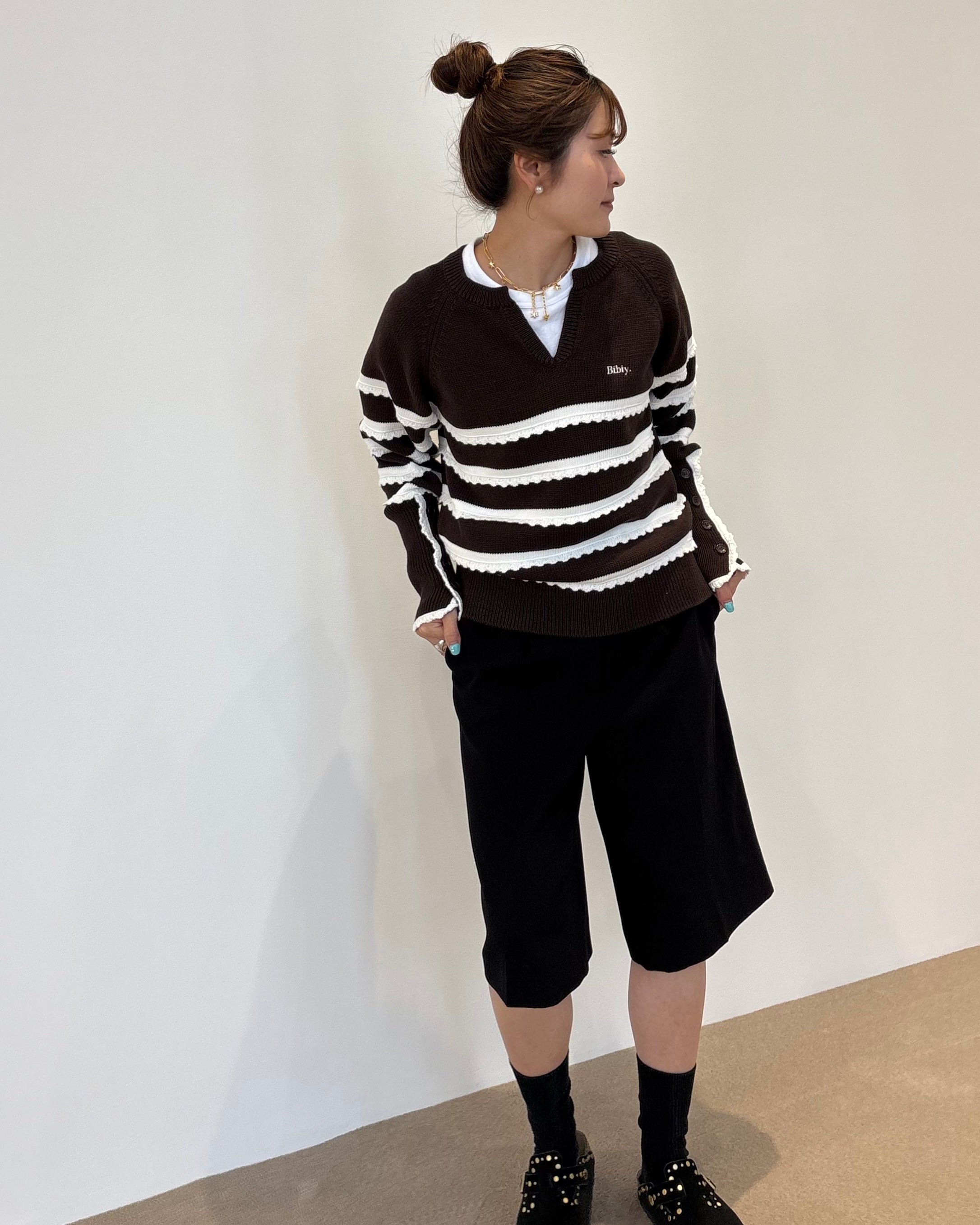 VIENNA RUFFLE KNIT/160cm/着用サイズF