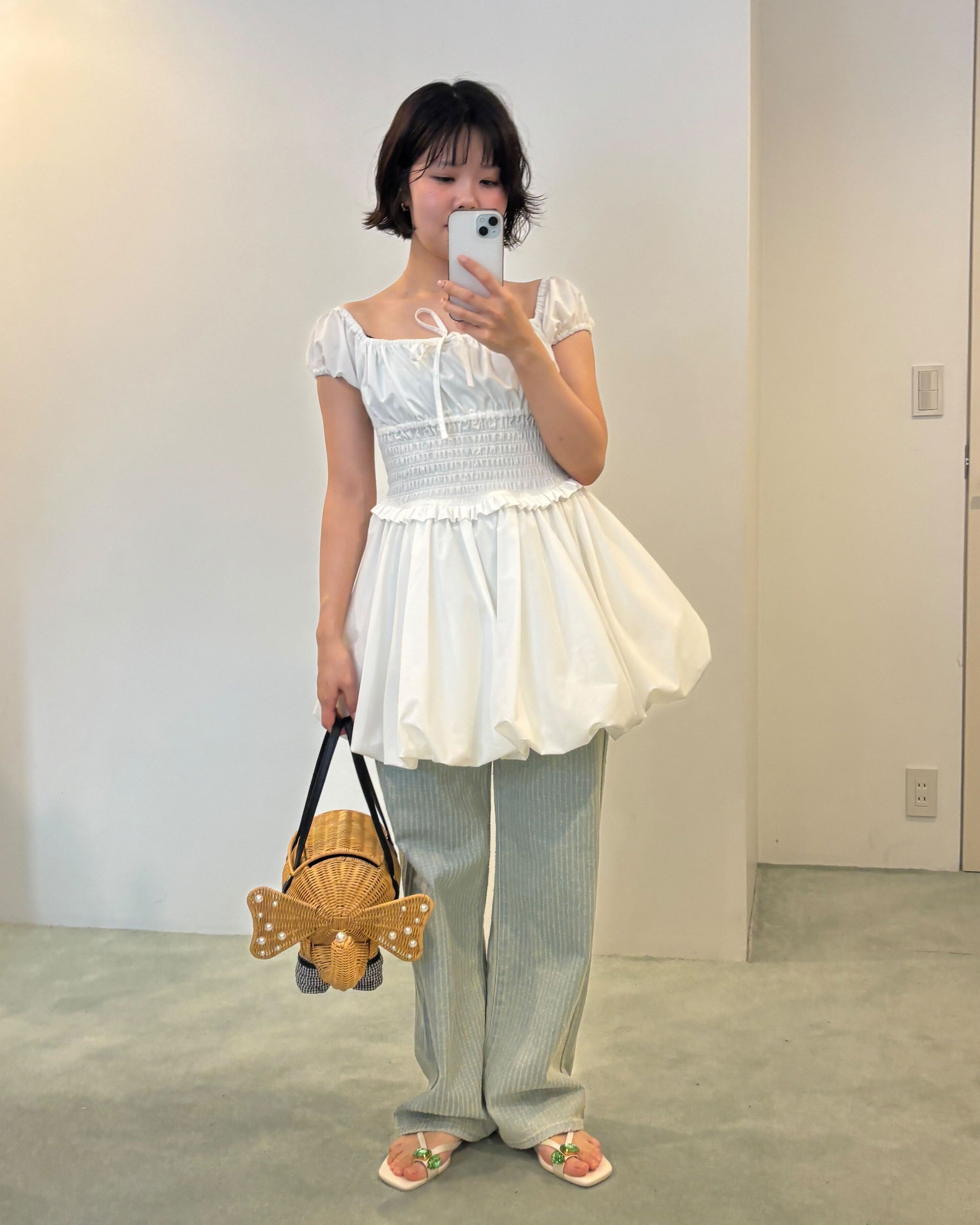 ELODIE MINI DRESS/159cm/着用サイズF