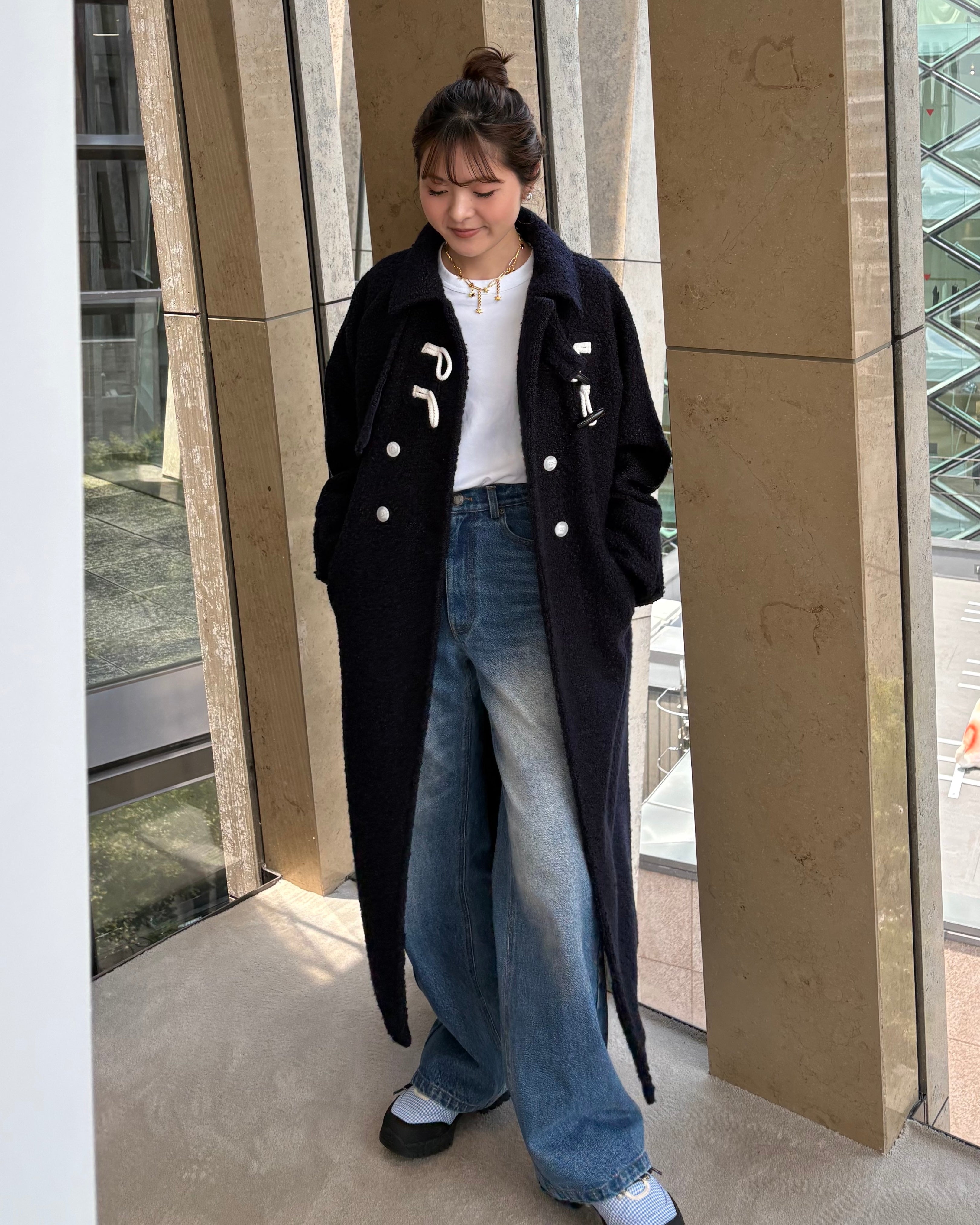 MANON DUFFLE COAT/160cm/着用サイズF