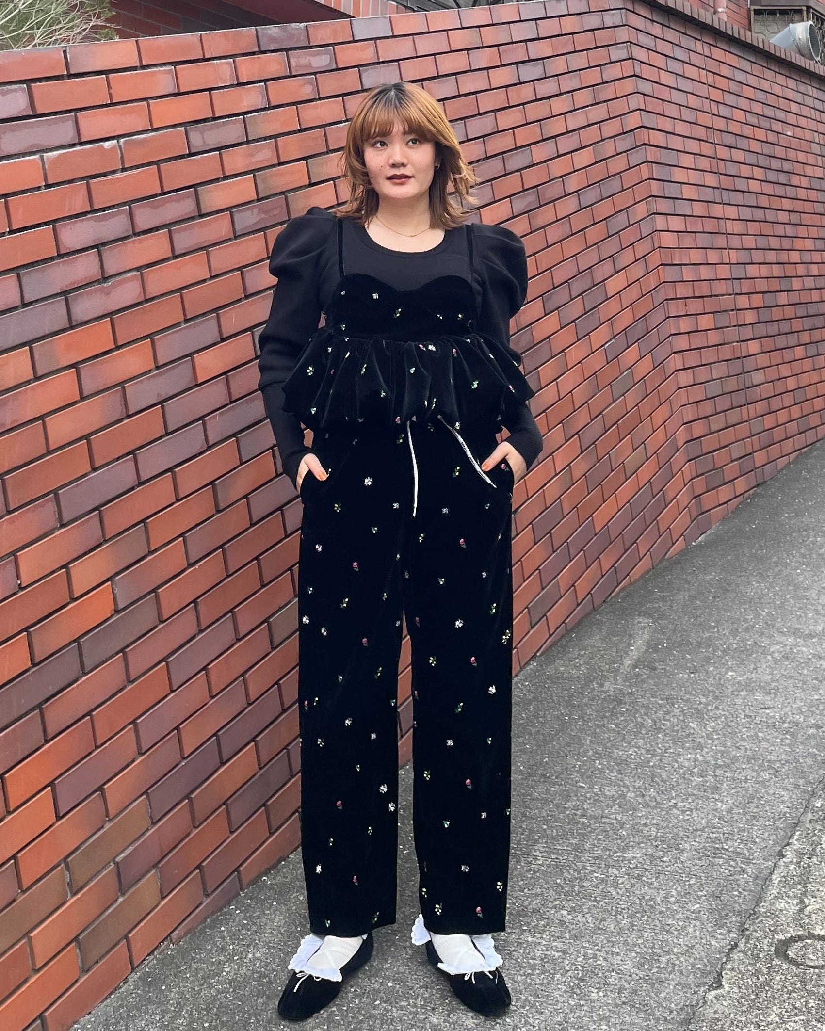 EFFIE PUFF KNIT/166cm/着用サイズF