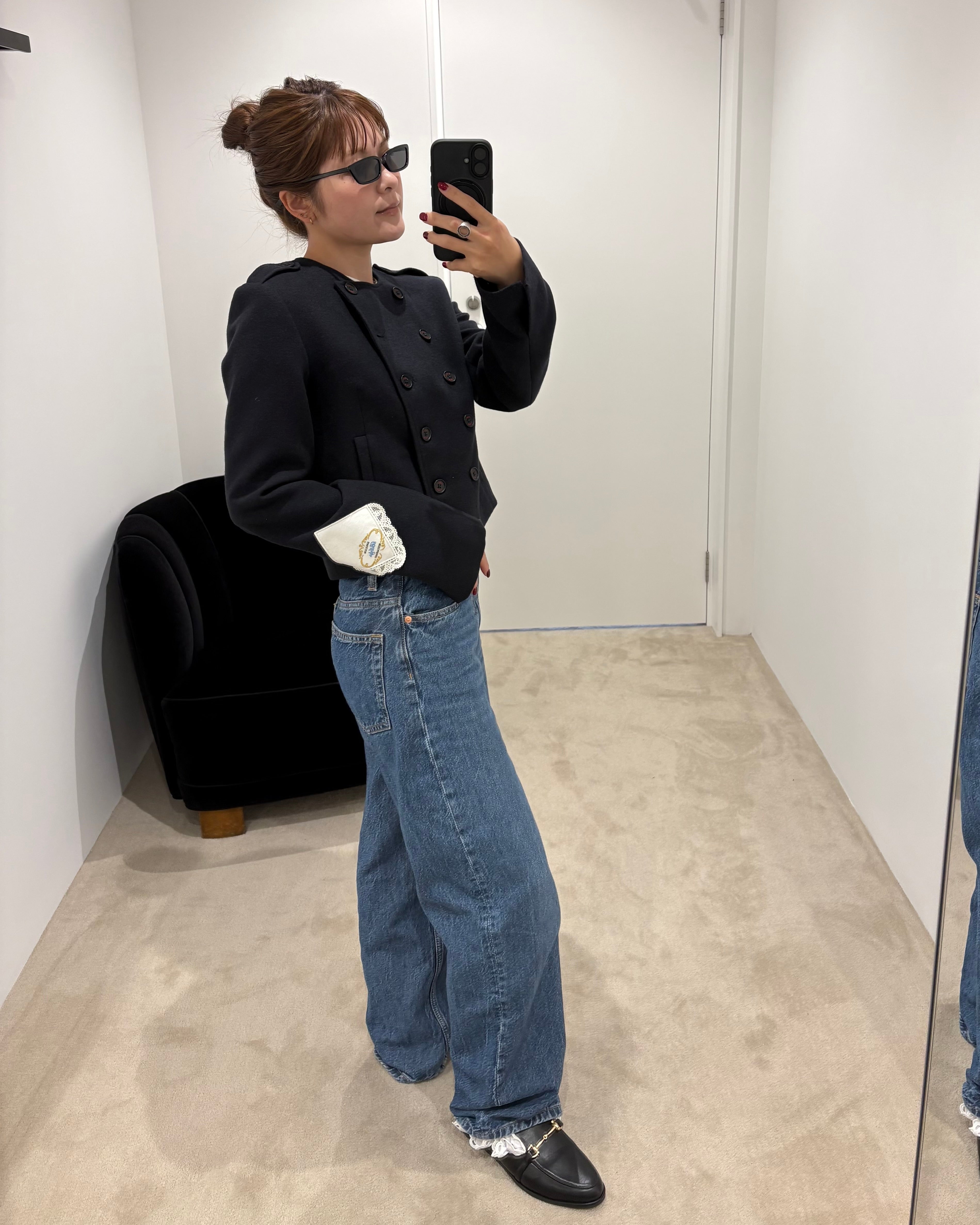 CHEZ BIBIY. JACKET/160cm/着用サイズF
