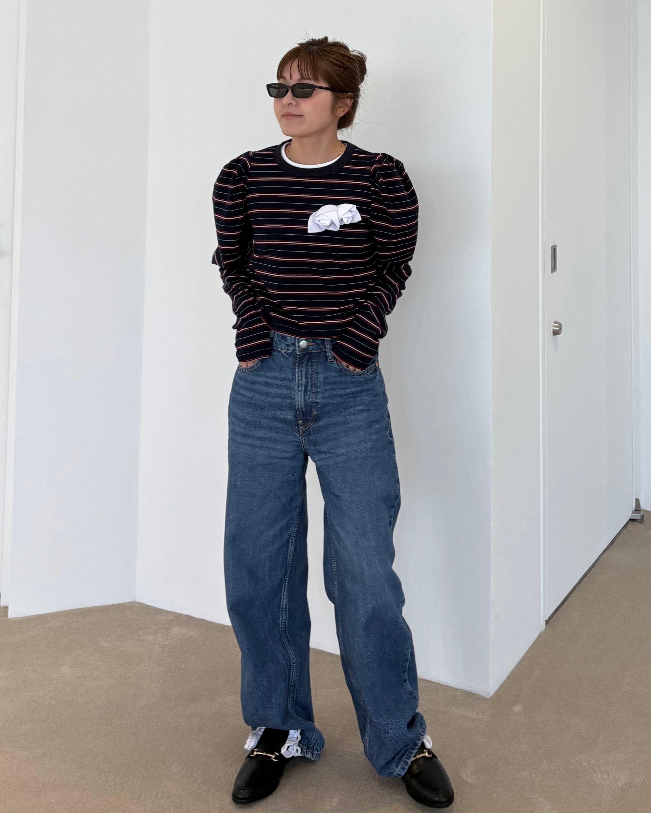 ROSETTE TOP/160cm/着用サイズF