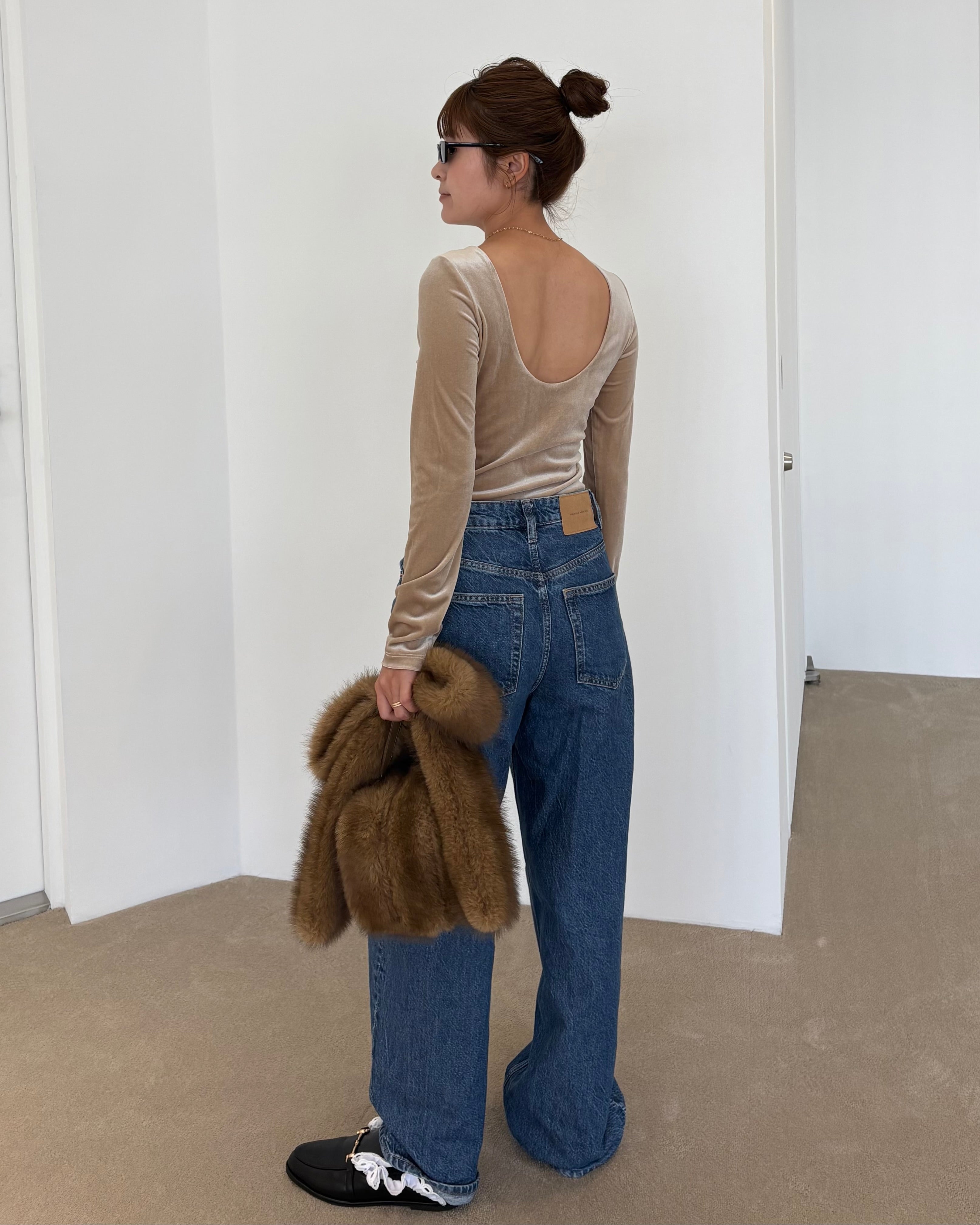 VIVIEN VELVET BODYSUIT/160cm/着用サイズF