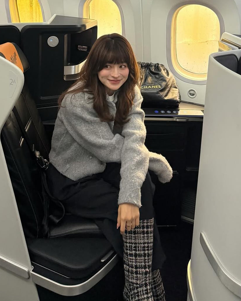 BIBIY. MOHAIR CARDIGAN/158cm/着用サイズF