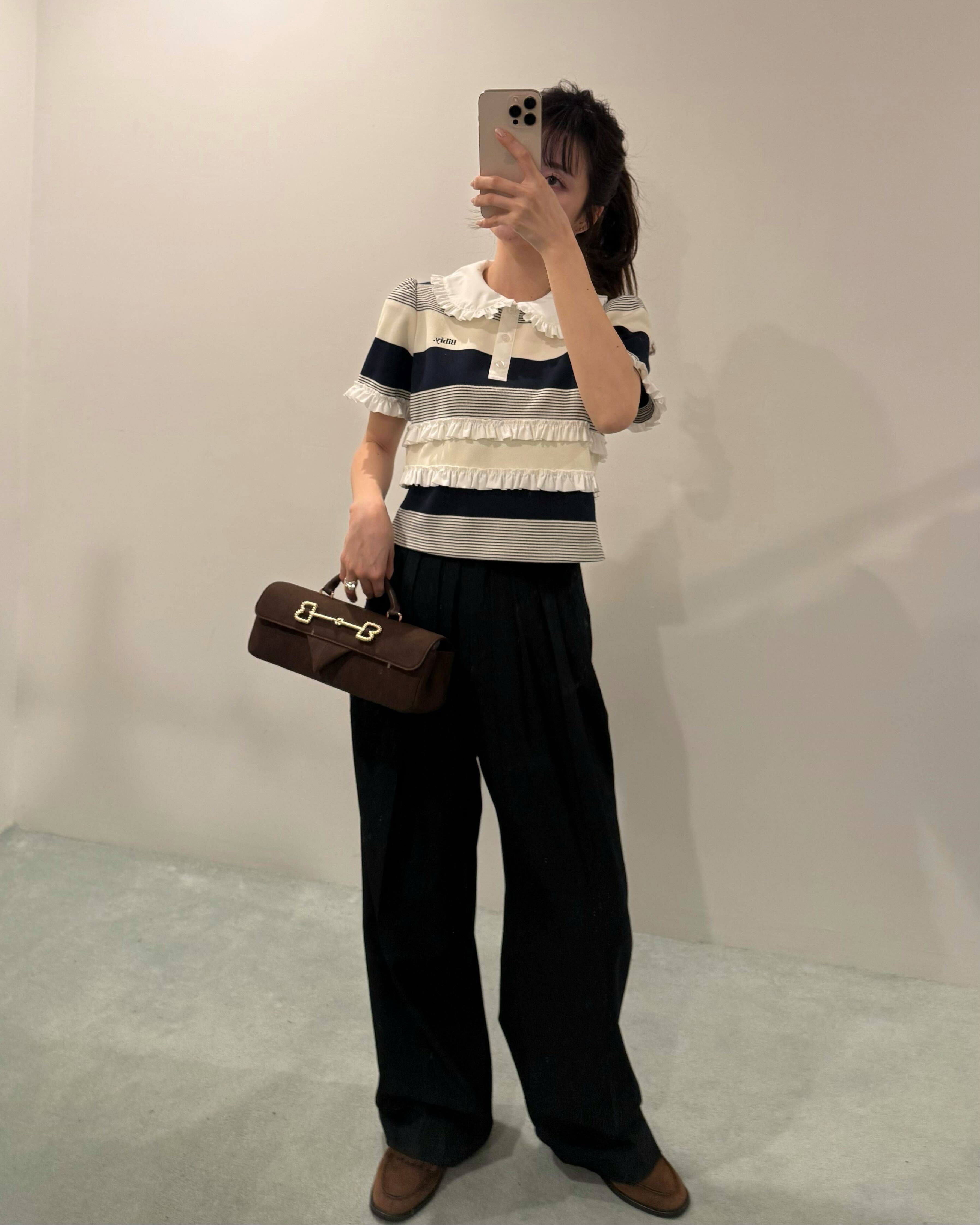 JAMIE FRILL TOP/158cm/着用サイズF