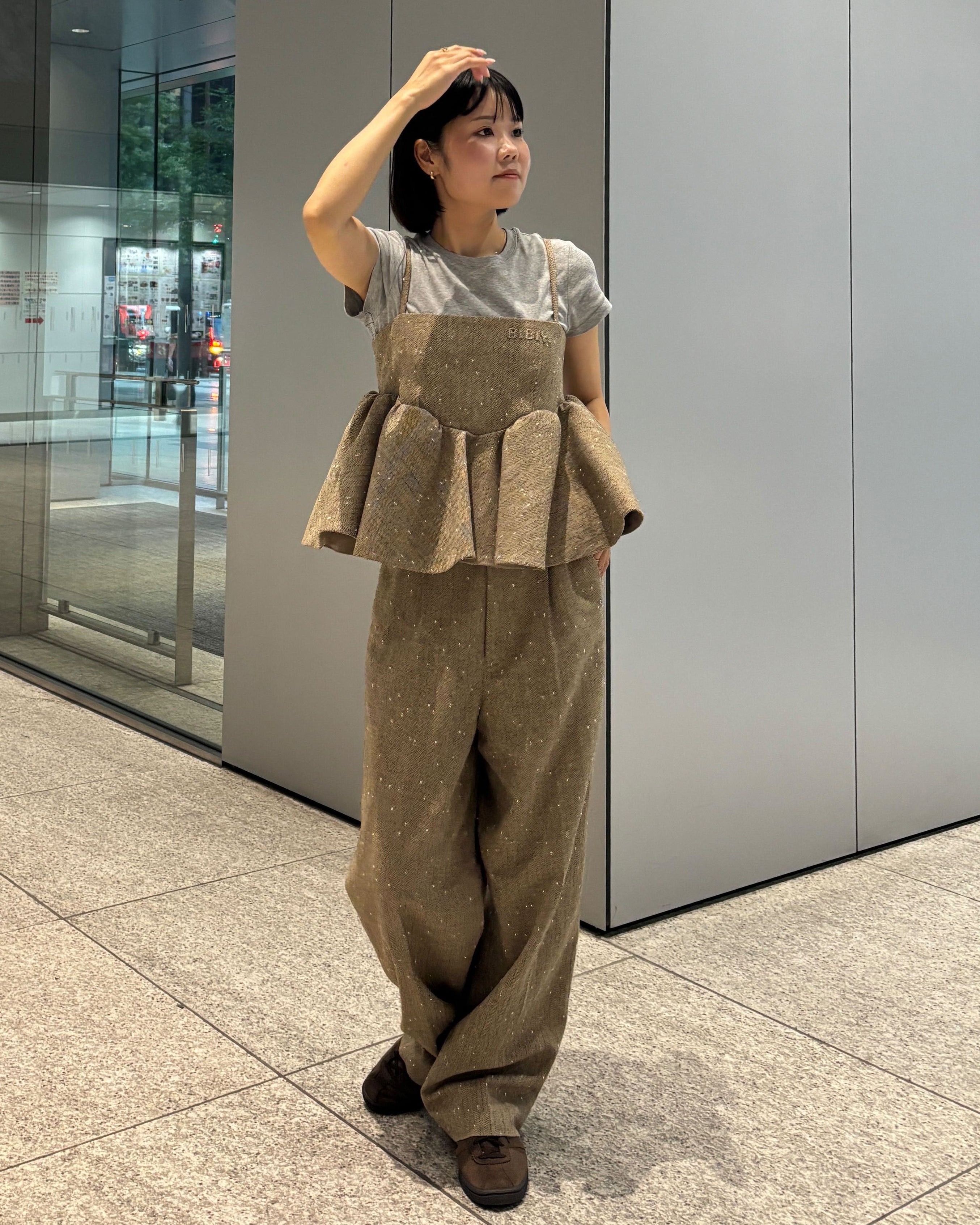 CORDELIA SLACKS/159cm/着用サイズS