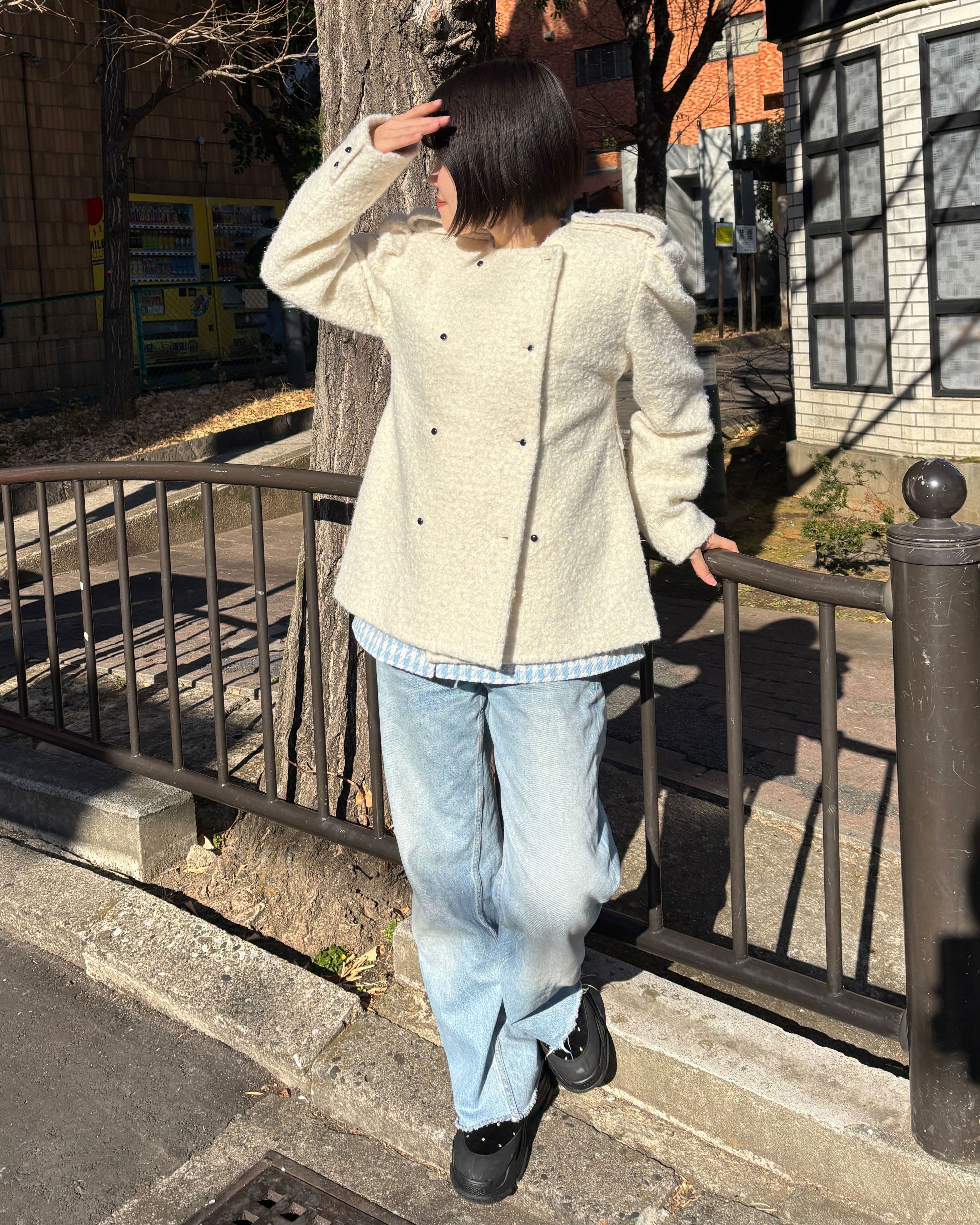 MEGAN LAME JACKET/159cm/着用サイズF