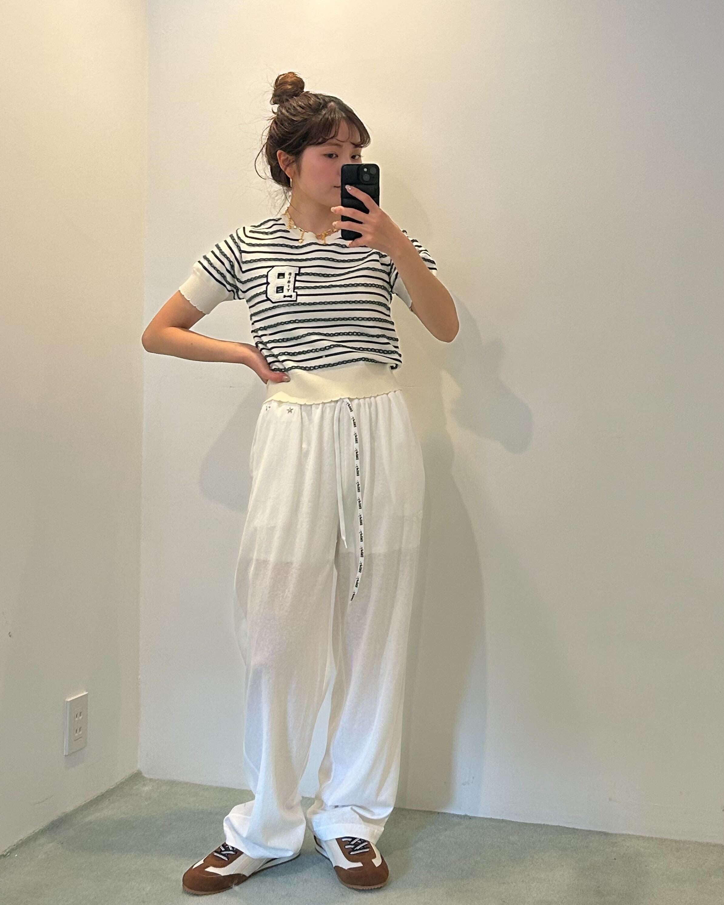 B. BORDER LOCK KNIT/160cm/着用サイズF