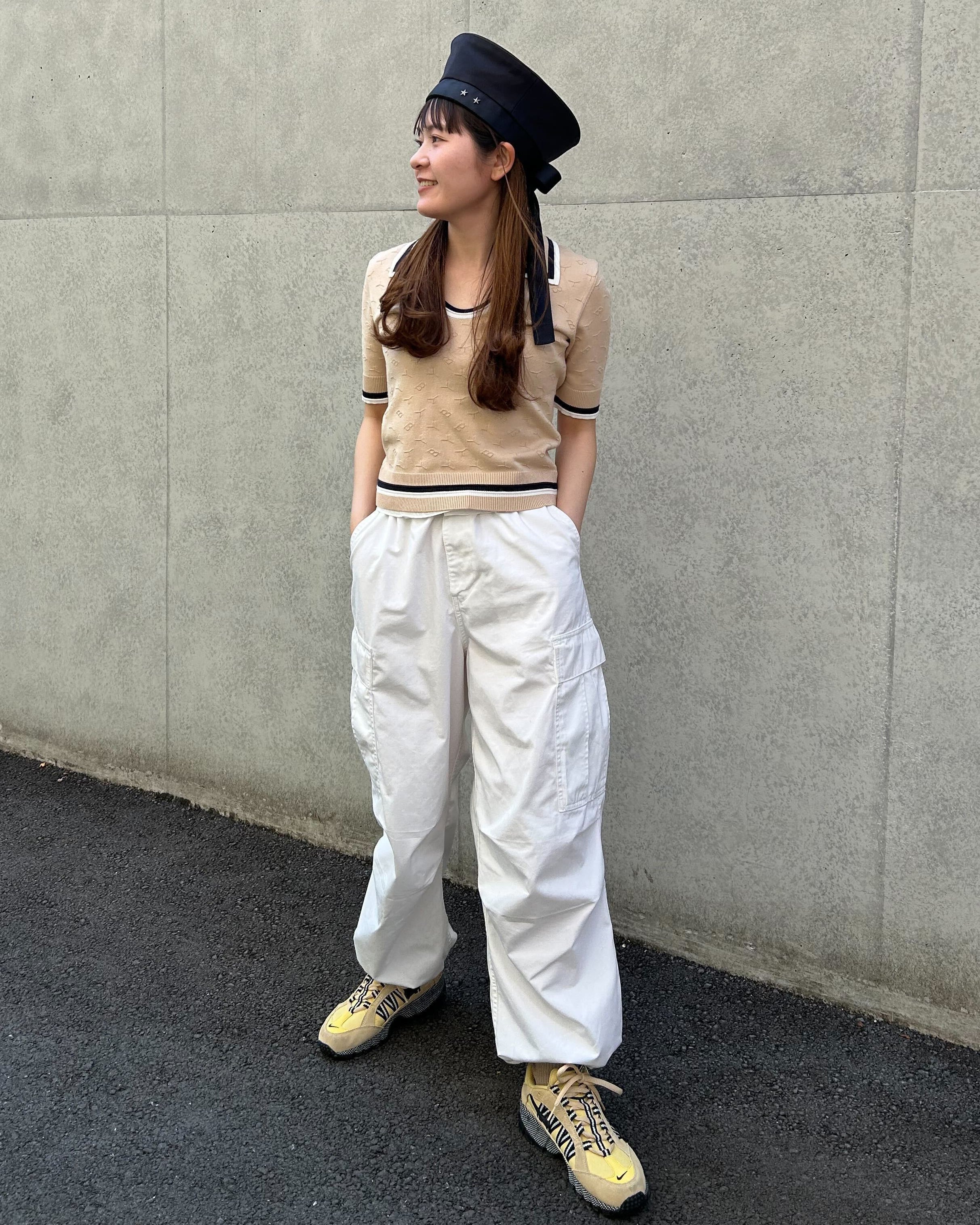 ’25 B. PUFF KNIT/160cm/着用サイズF