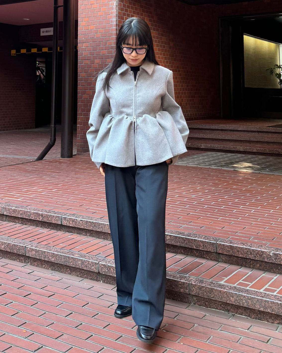 DIANA HORSEBIT SLACKS/155cm/着用サイズS