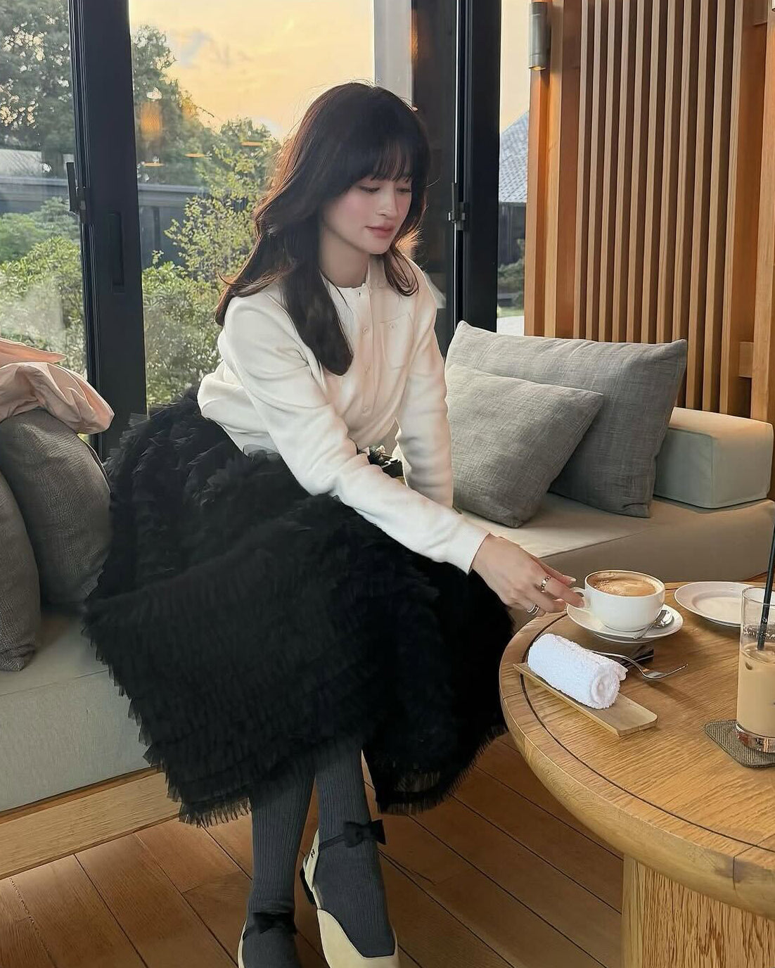 DARLENE SHUSHU SKIRT/158cm/着用サイズF