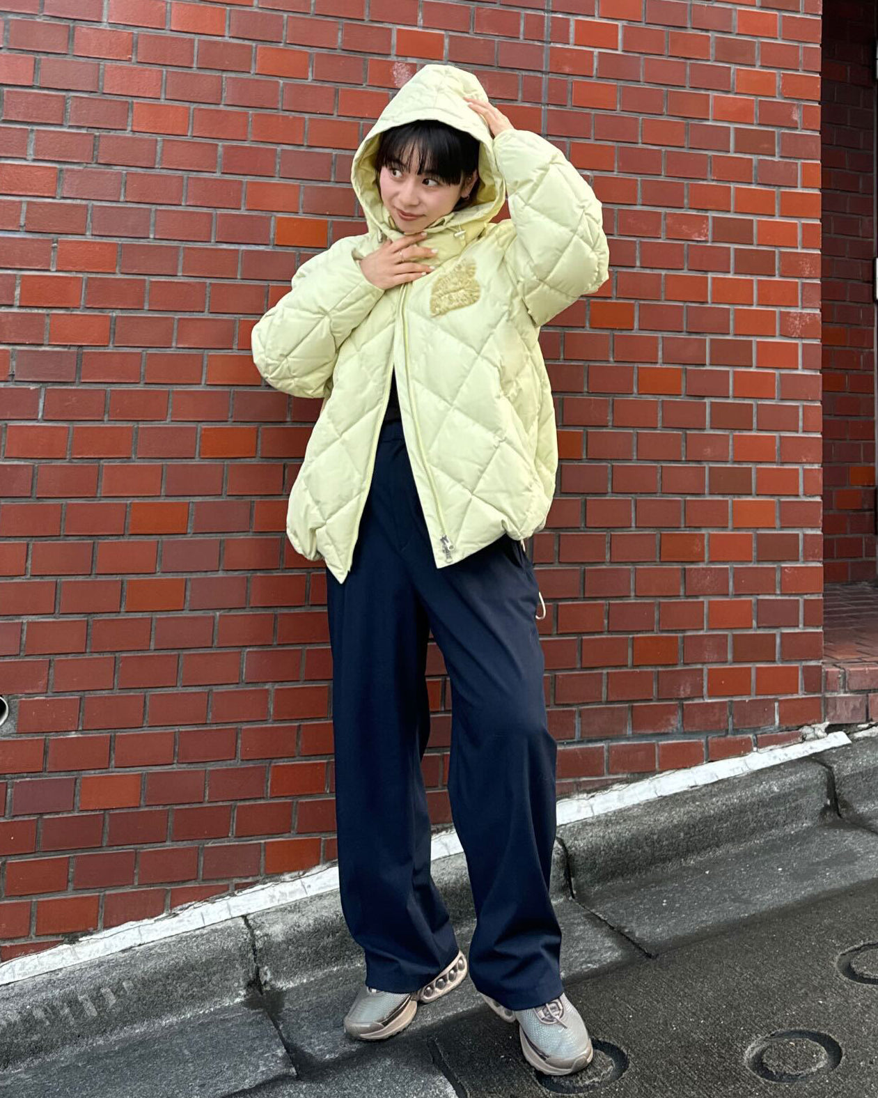 AVERY DOWN JACKET/155cm/着用サイズF