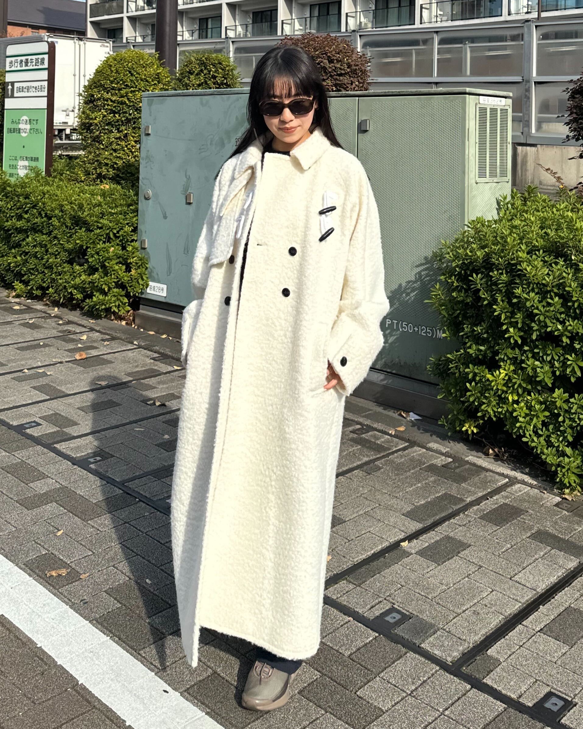 MANON DUFFLE COAT/155cm/着用サイズF