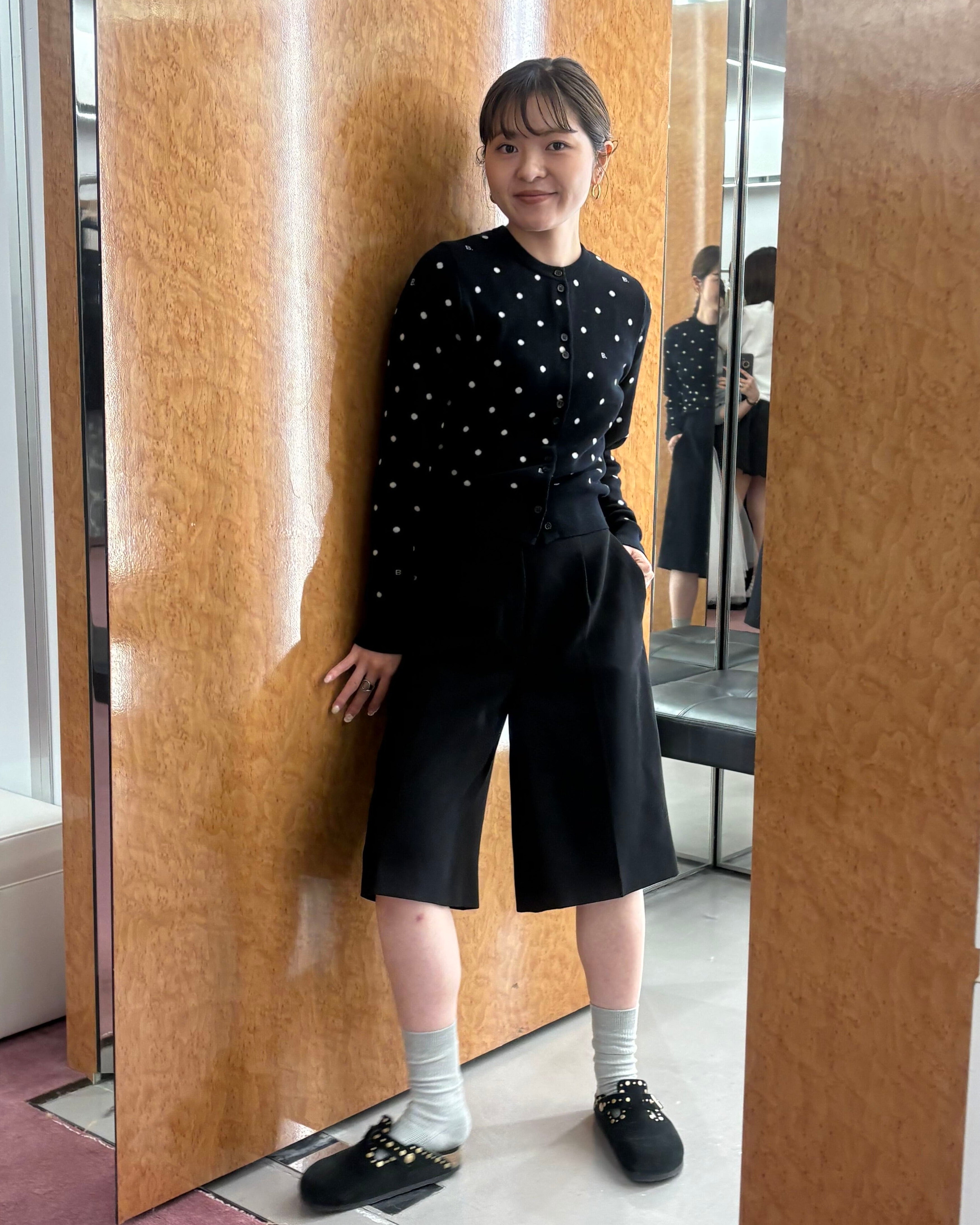 BETTY DOT CARDIGAN/160cm/着用サイズF