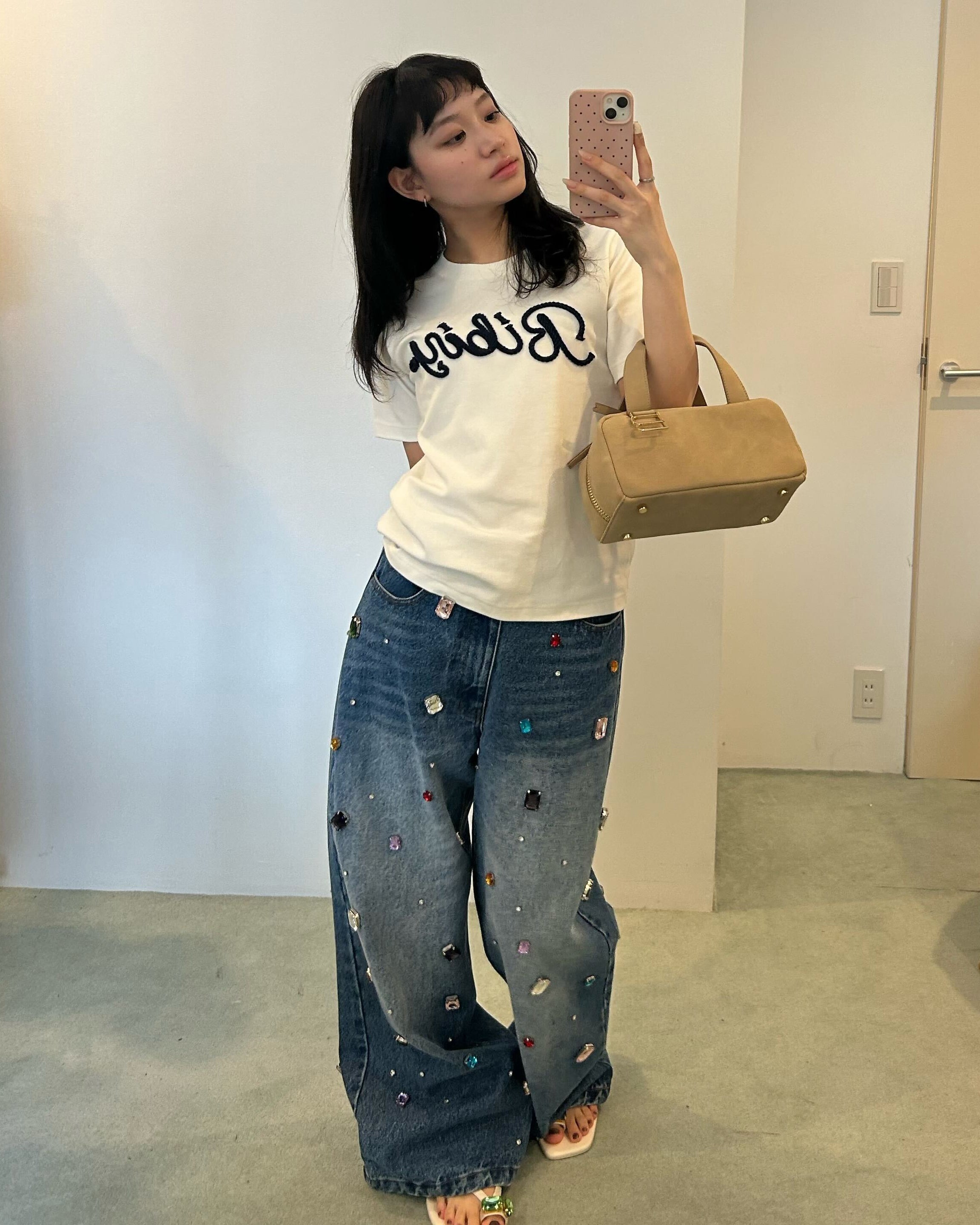 BIBIY. SCRIBBLE TEE/154cm/着用サイズF