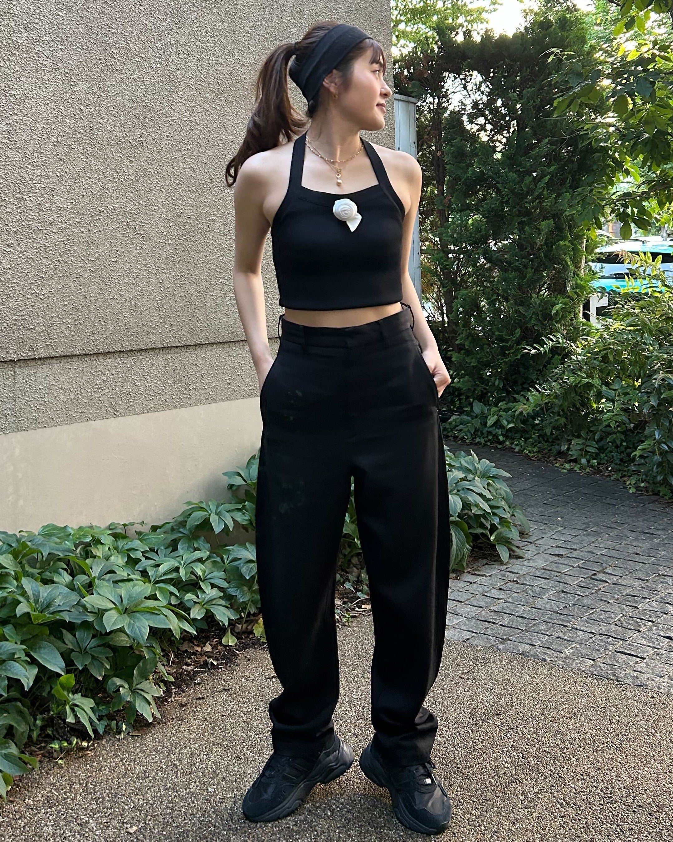 BIBIY. MADE | COLENNE CAMI TOP BLACK｜Bibiy.