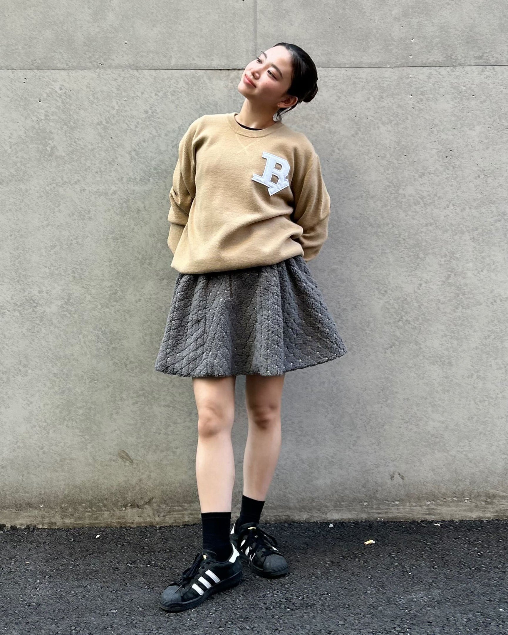 B. CLUB KNIT/154cm/着用サイズM