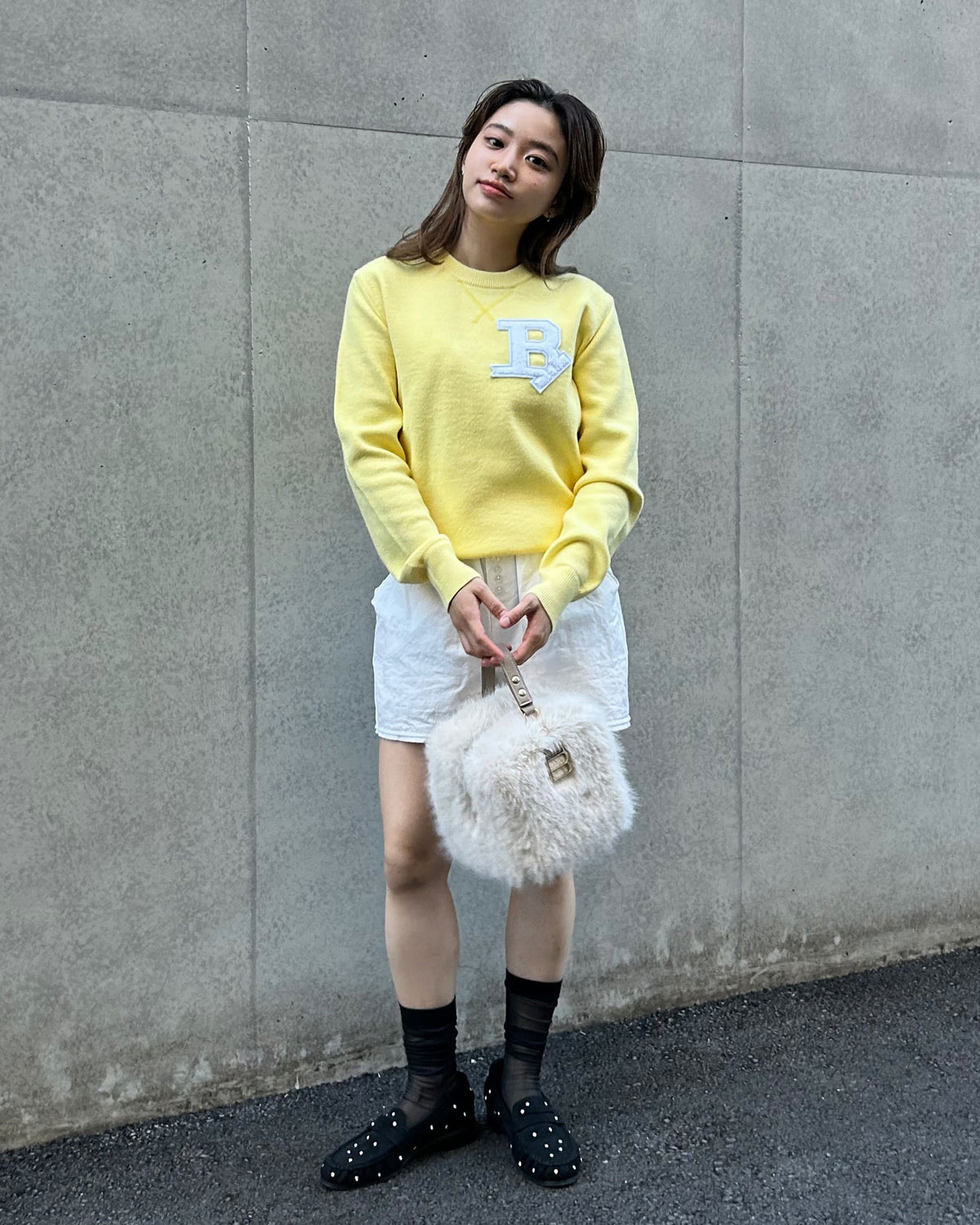 正規品 Bibiy B CLUB KNIT Bibiy B CLUB KNIT Mサイズ ベージュ
