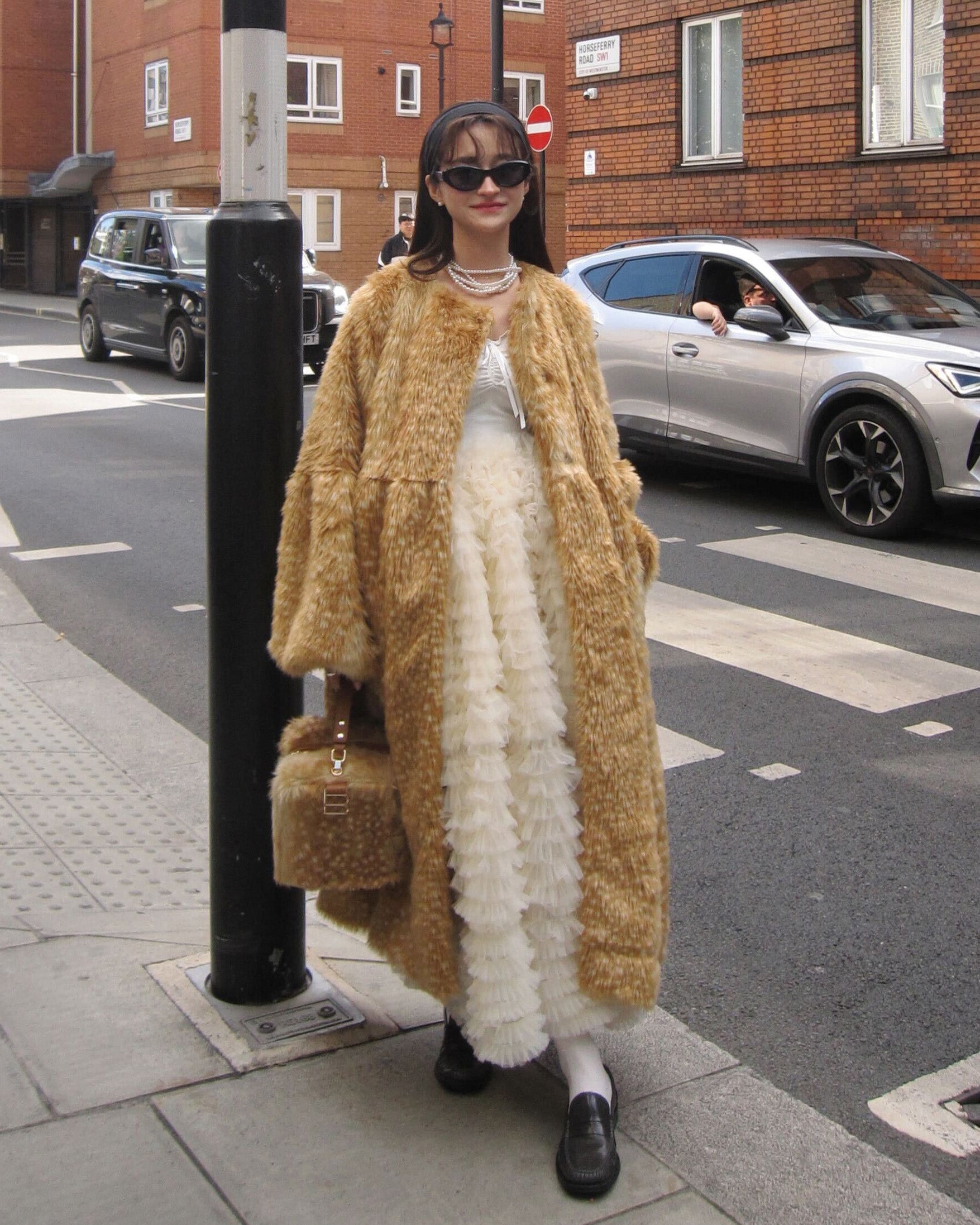 MIRIAM FUR COAT/158cm/着用サイズF