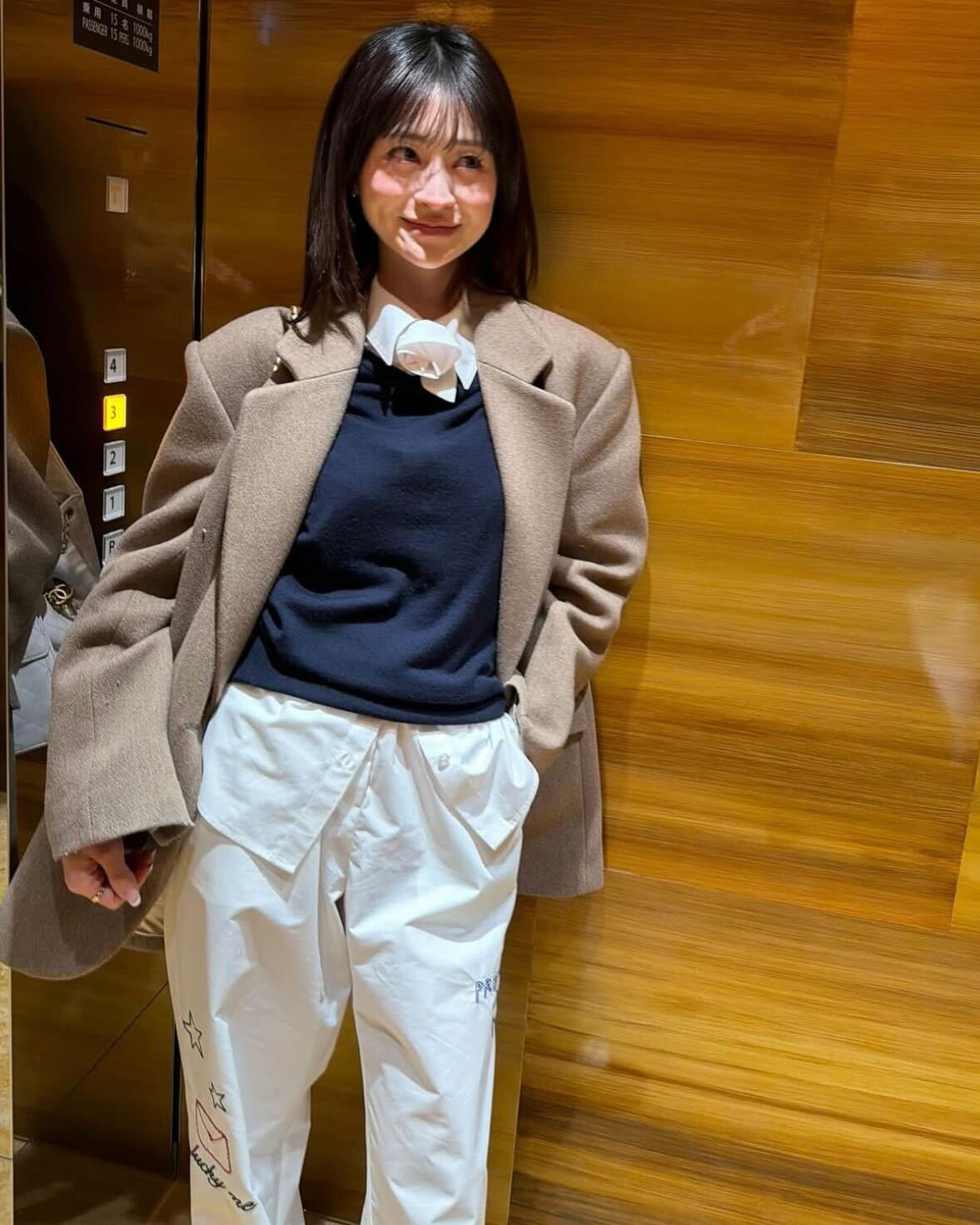 STEPHANIE PUFF BLOUSE/158cm/着用サイズF