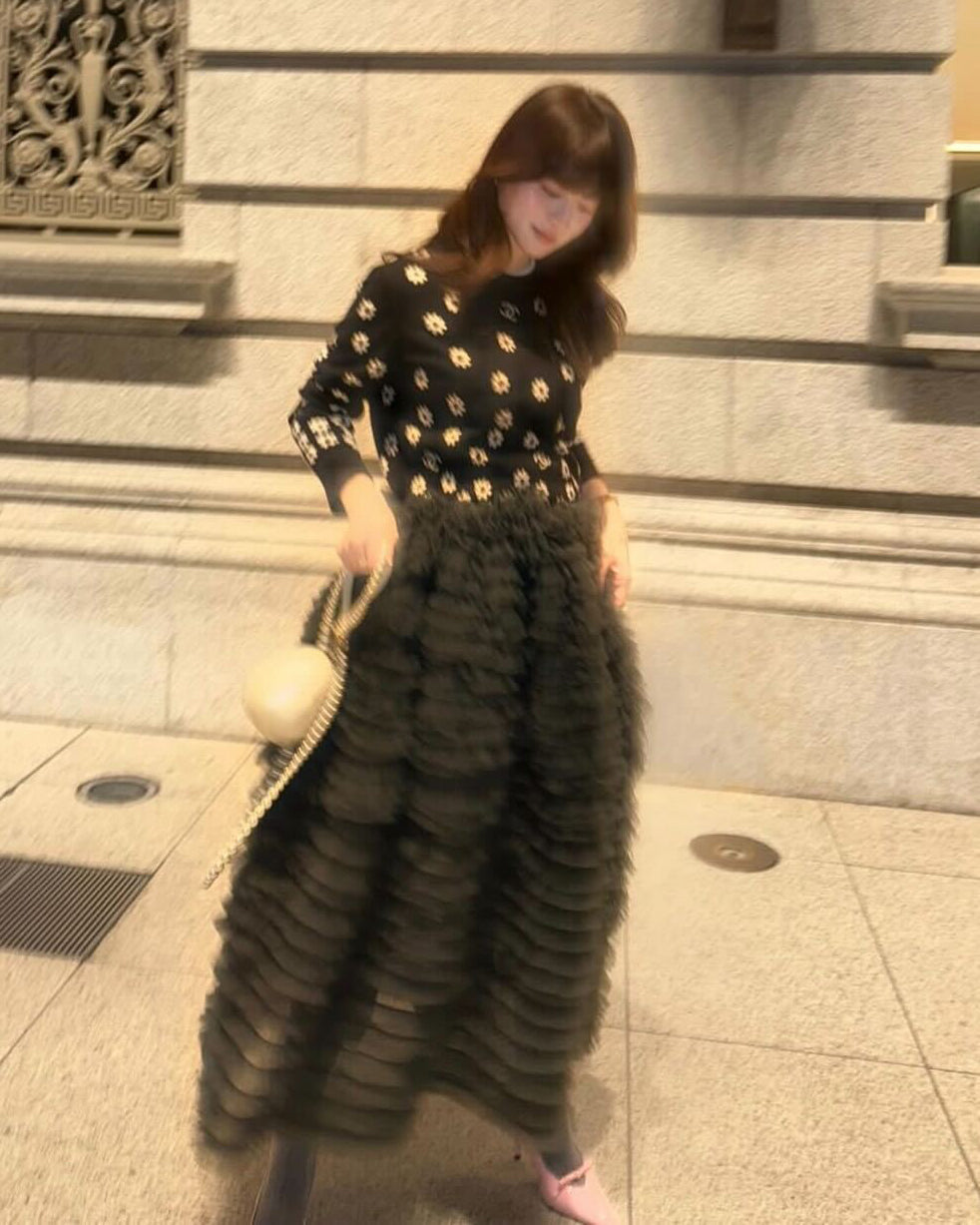 DARLENE SHUSHU SKIRT/158cm/着用サイズF