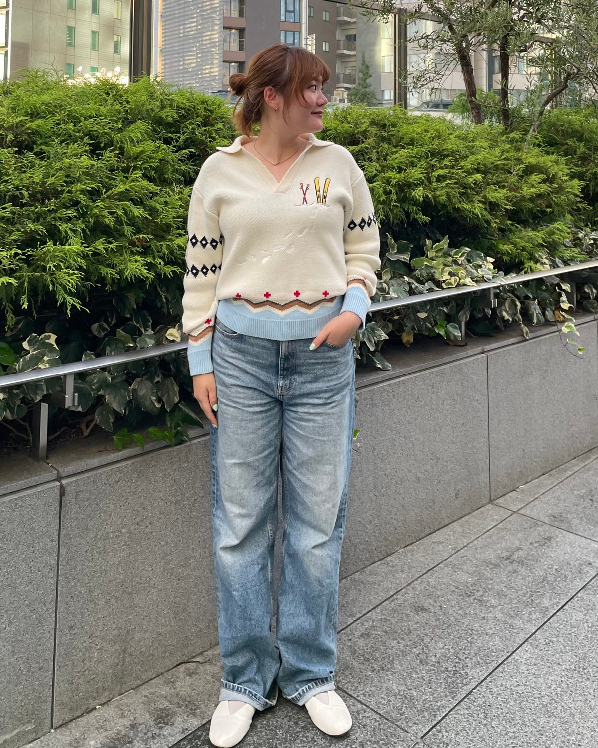 BIBIY. SKI CLUB KNIT/166cm/着用サイズF