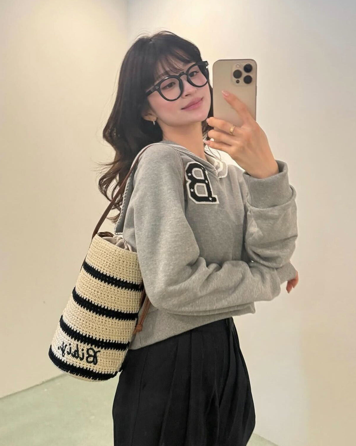 B. MARINER SWEATSHIRT/158cm/着用サイズF｜Bibiy