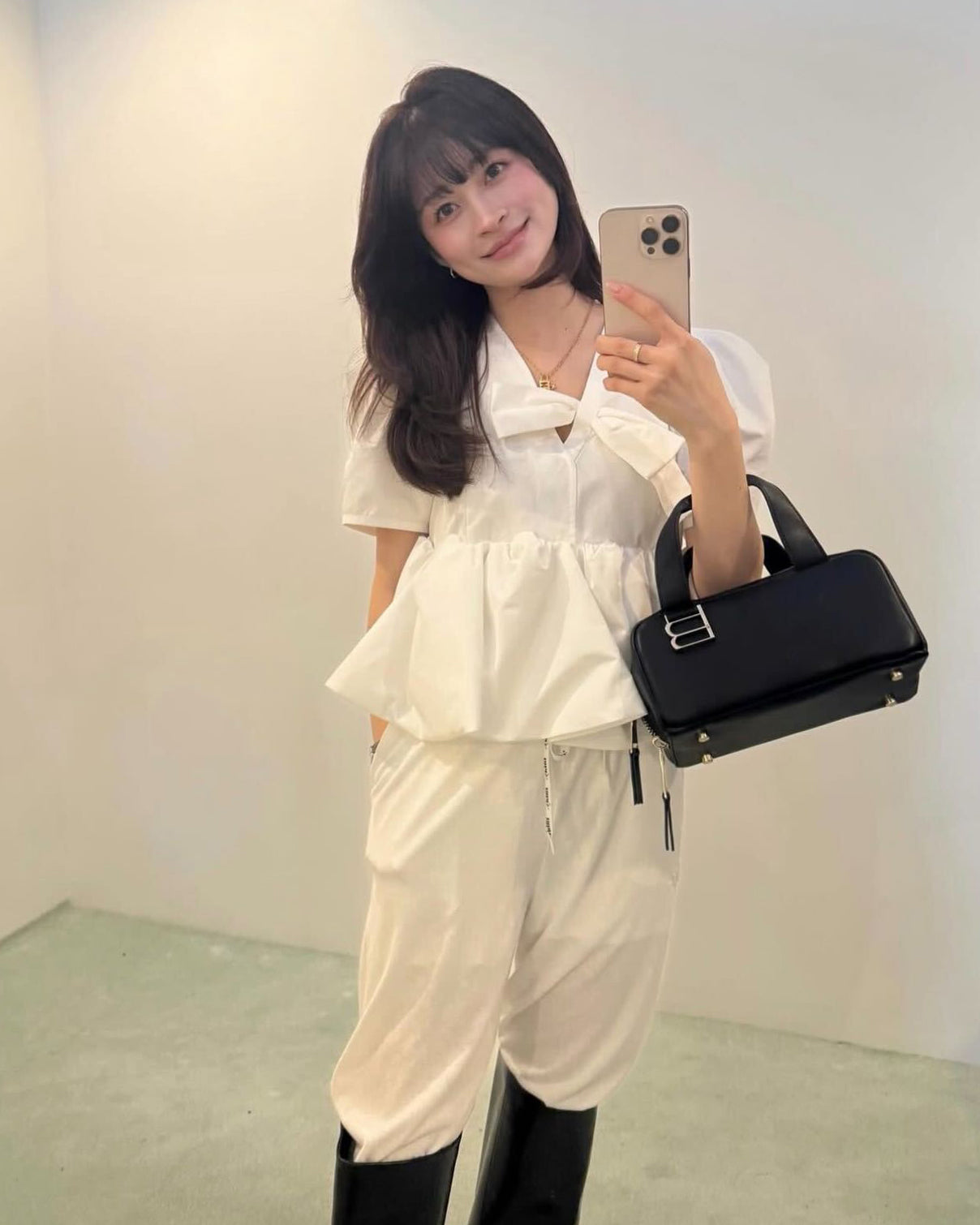 BIBIY. CLOUDY PANTS/158cm/着用サイズF