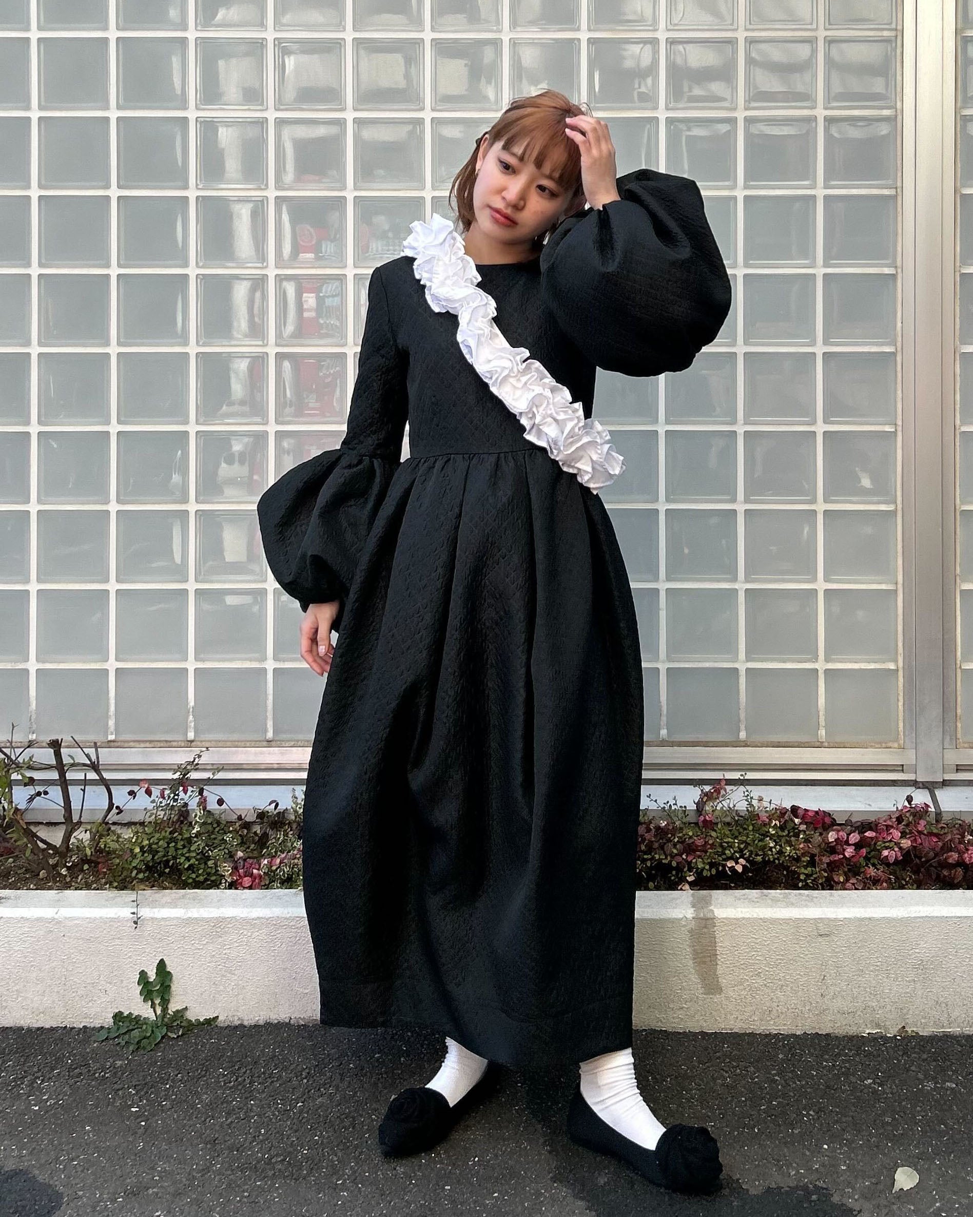 LILLIAN PUFF DRESS/154cm/着用サイズF