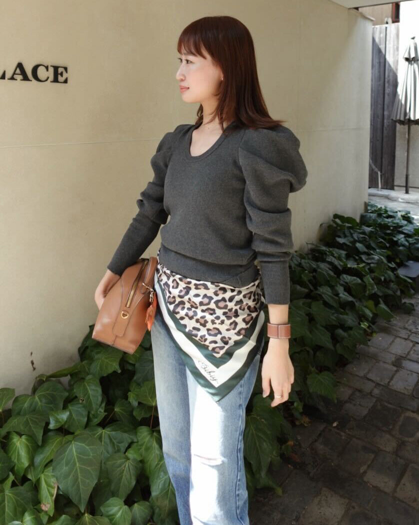EFFIE PUFF KNIT/167cm/着用サイズF