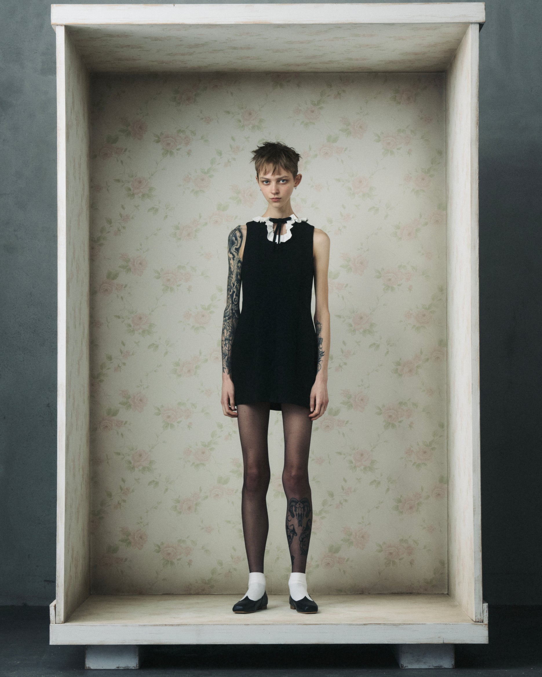 BIBIY. MADE | MONIQUE FRILL DRESS BLACK｜Bibiy.