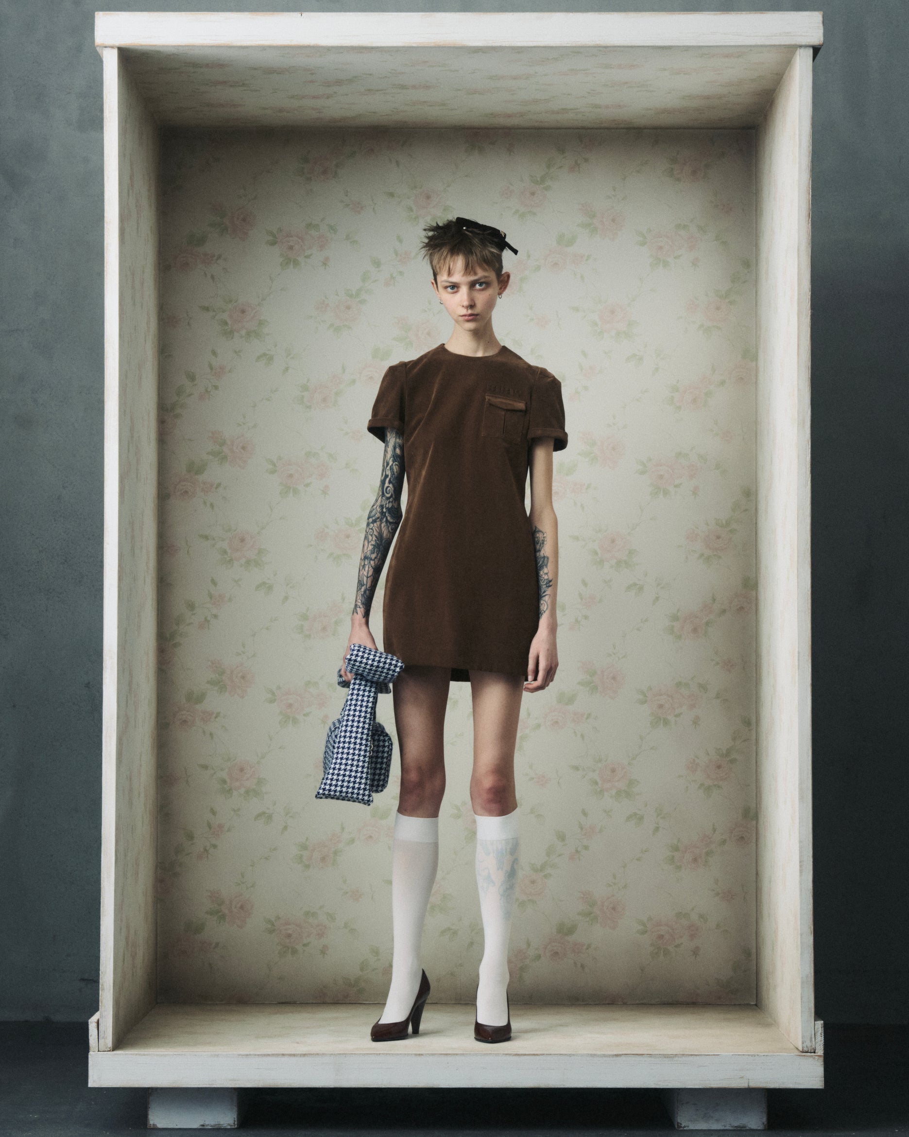 BIBIY. MADE | BIBIY. MAISIE DRESS BROWN｜Bibiy.