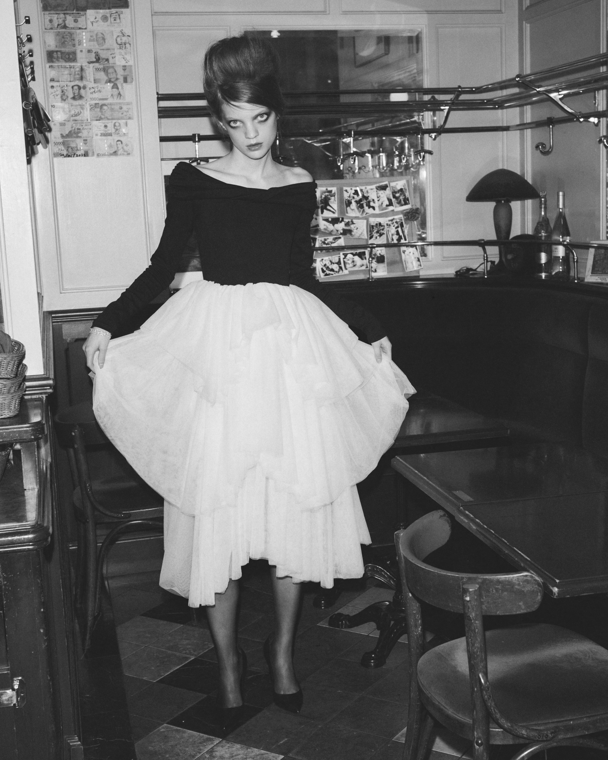 VEIL TULLE DRESS