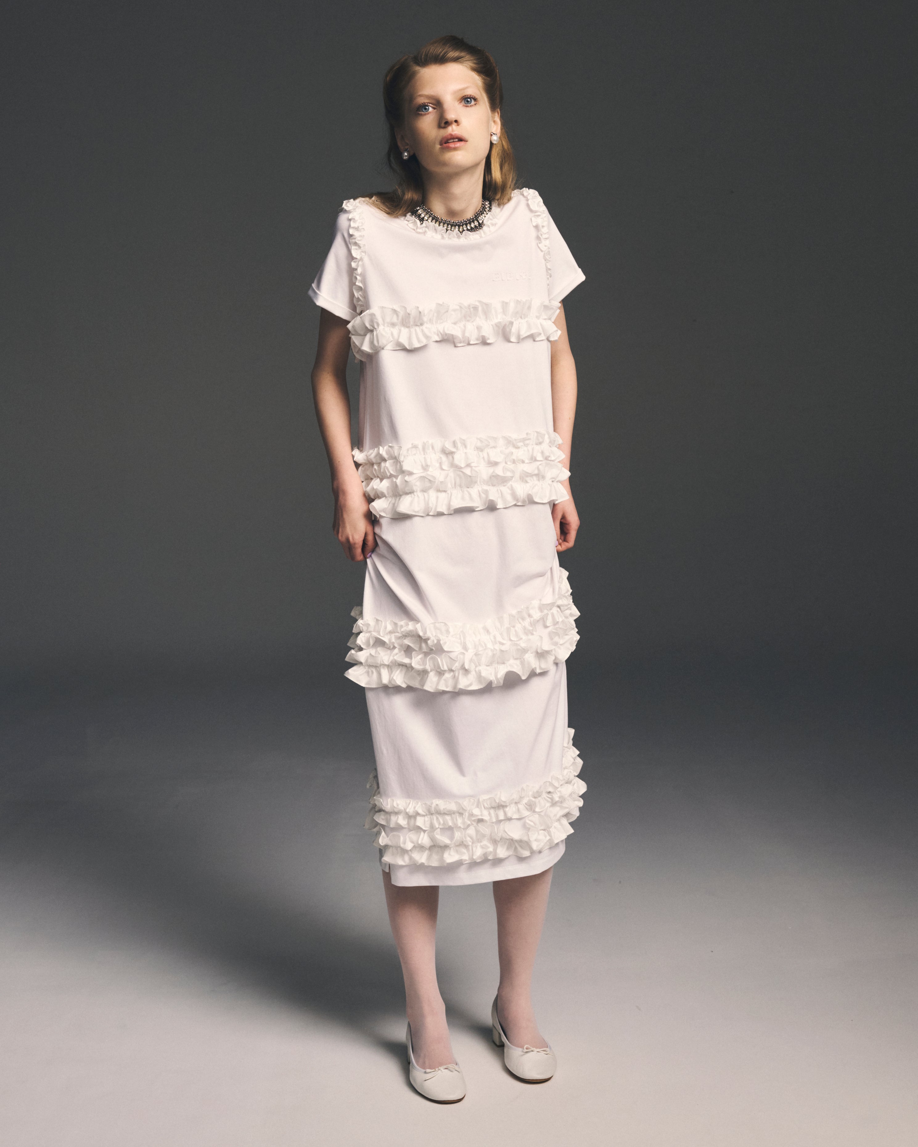 IRIS RUFFLE DRESS