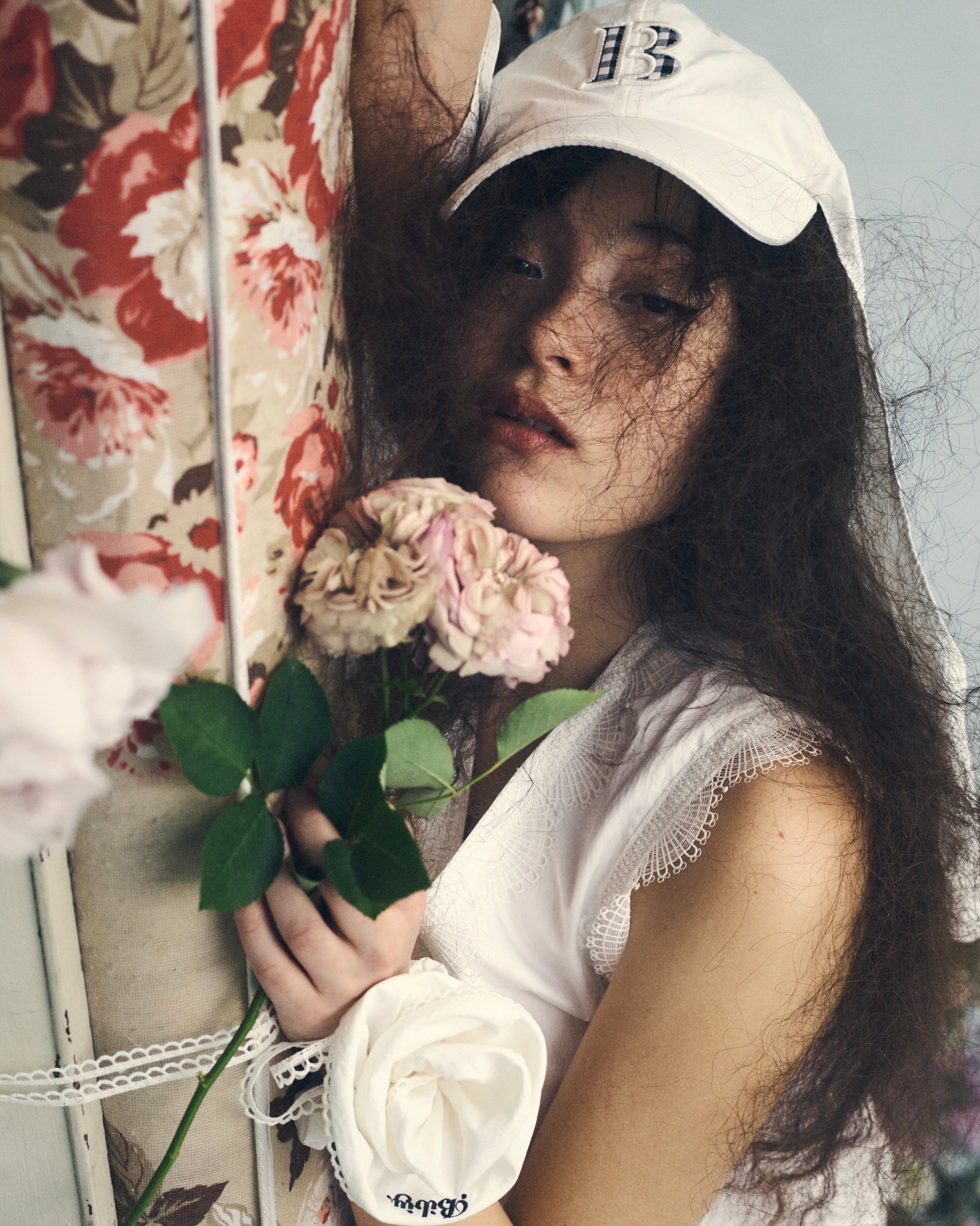 BIBIY. MADE | B. SCARF CAP WHITE｜Bibiy.