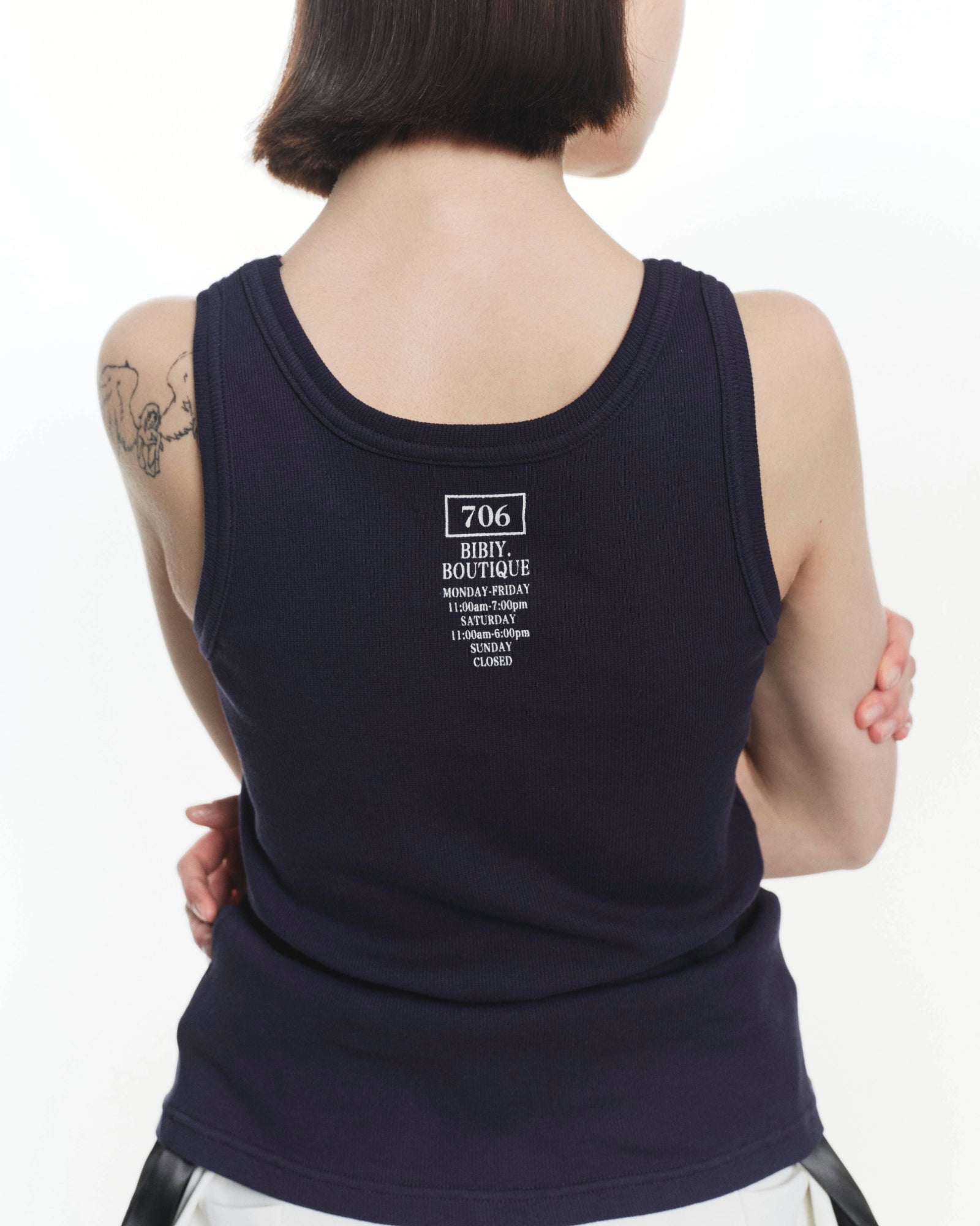 BIBIY. LETTER TANK TOP